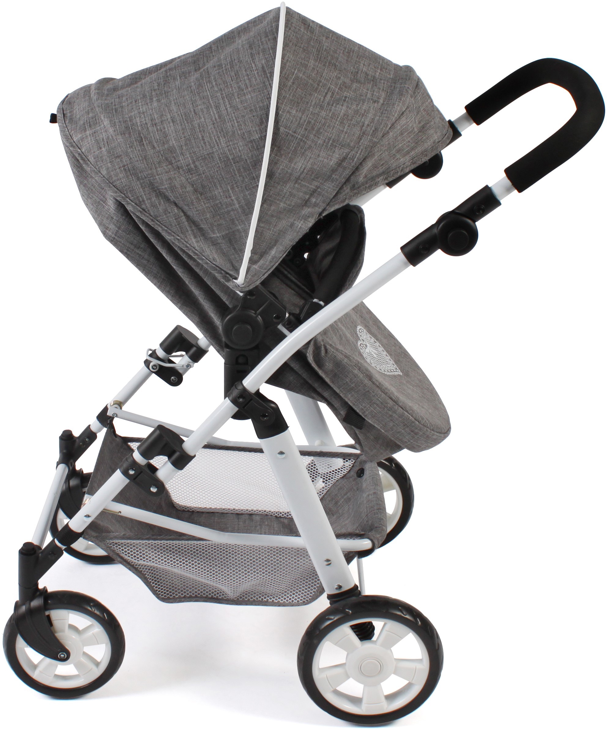 CHIC2000 Kombi-Puppenwagen »Nele, Jeans Grey«, zusammenklappbar