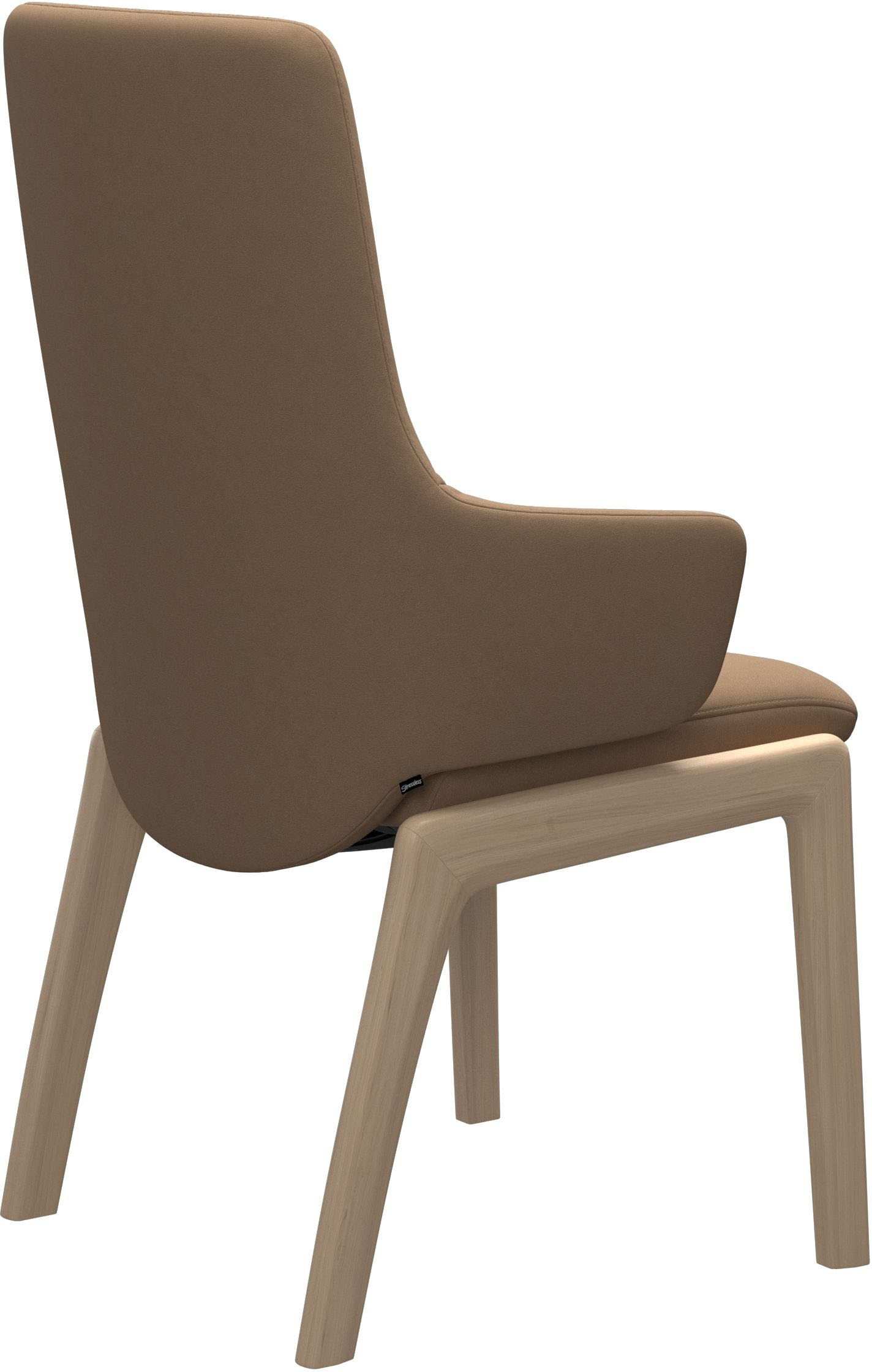 Stressless® Polsterstuhl »Laurel« () High Back mit Armlehne, Größe L, mit abgerundeten Beinen in Eiche