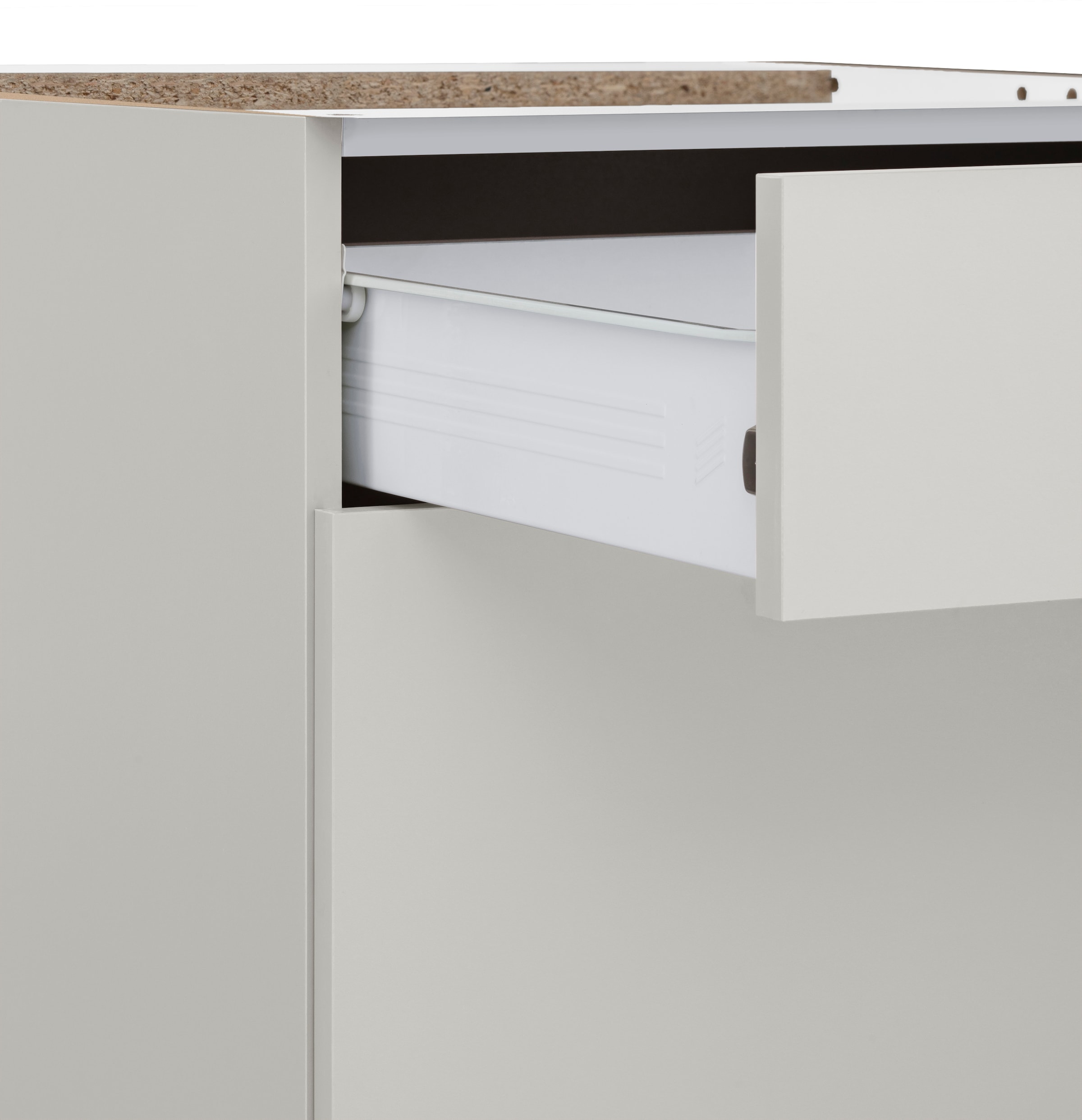 wiho Küchen Unterschrank »Kansas«, 90 cm breit, mit 2 großen Auszügen ohne Arbeitsplatte