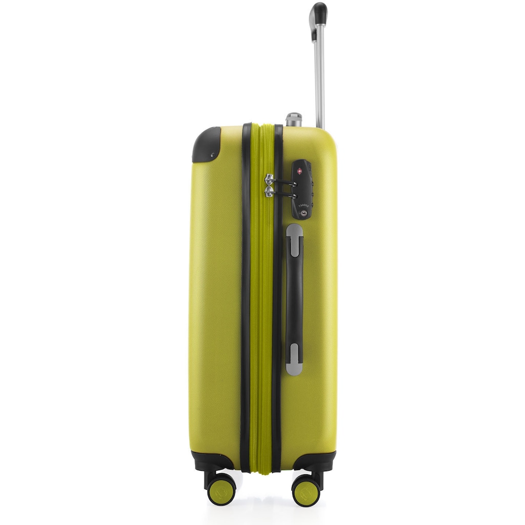 Hauptstadtkoffer Hartschalen-Trolley »Spree, 55 cm, farn«, 4 Rollen