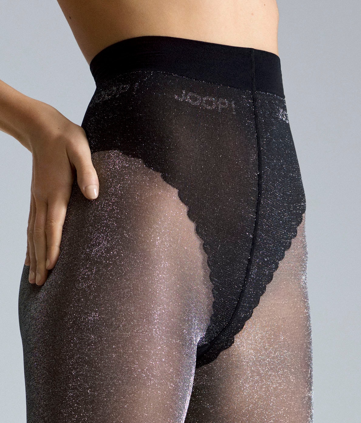 JOOP! Feinstrumpfhose »fine for your daily glamour« 20 weich, eleganter Glanz, Glitzer-Look