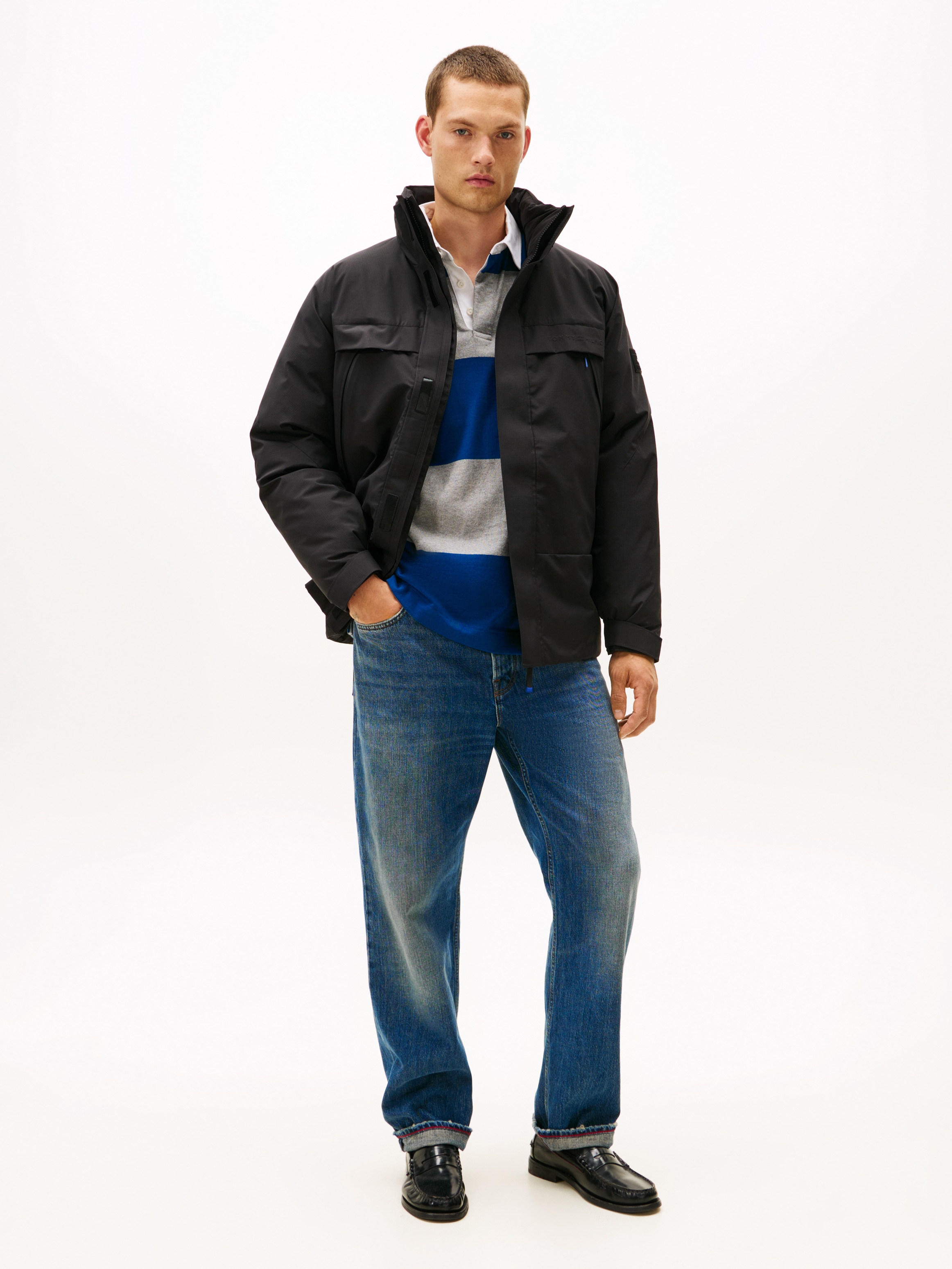 Tommy Hilfiger Outdoorjacke »TECH PADDED JKT« mit Kapuze Winterjacke, Stehkragen mit verstaubarer Kapuze, relaxed fit