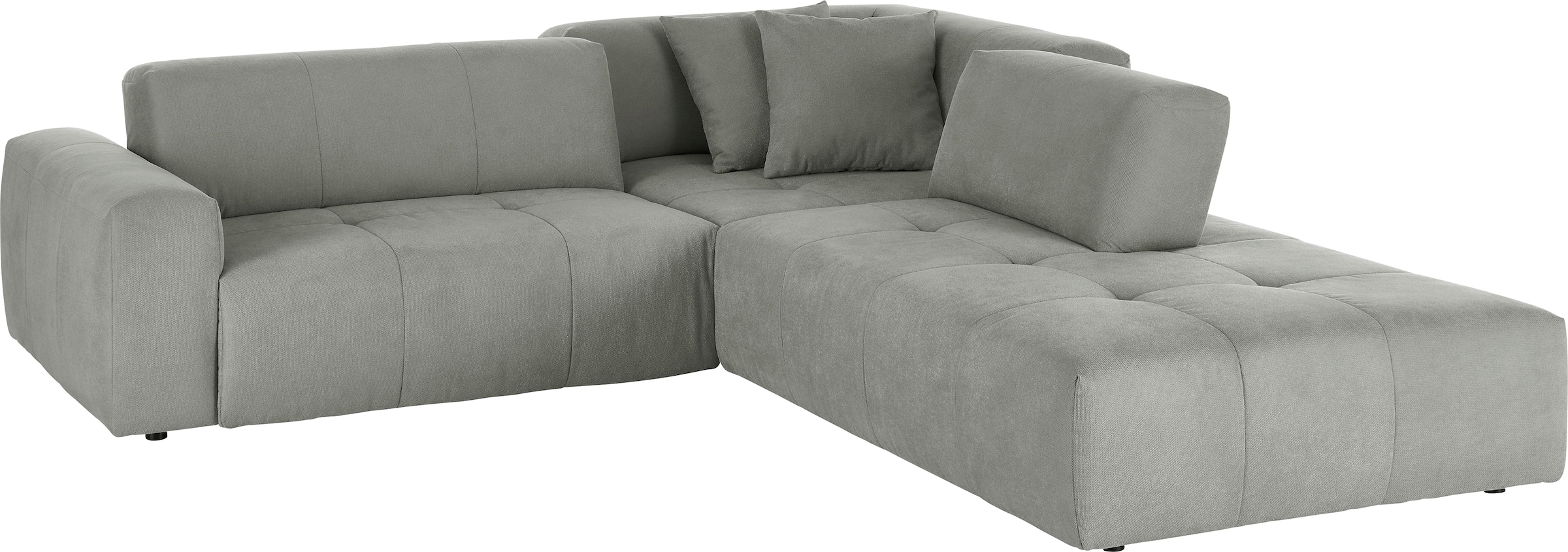 3C Candy Ecksofa »Yoshy Komfortsofa, bequem und modern, hochwertige Verarbeitungsdetails« Zwei verschiedene Sitztiefen durch verstellbare Rückenlehne, L-Form