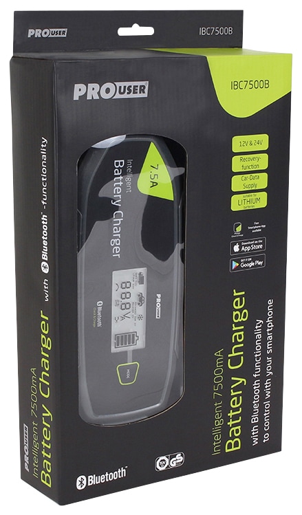 PROUSER Batterie-Ladegerät »IBC 7500B« 7.500 mit Bluetooth