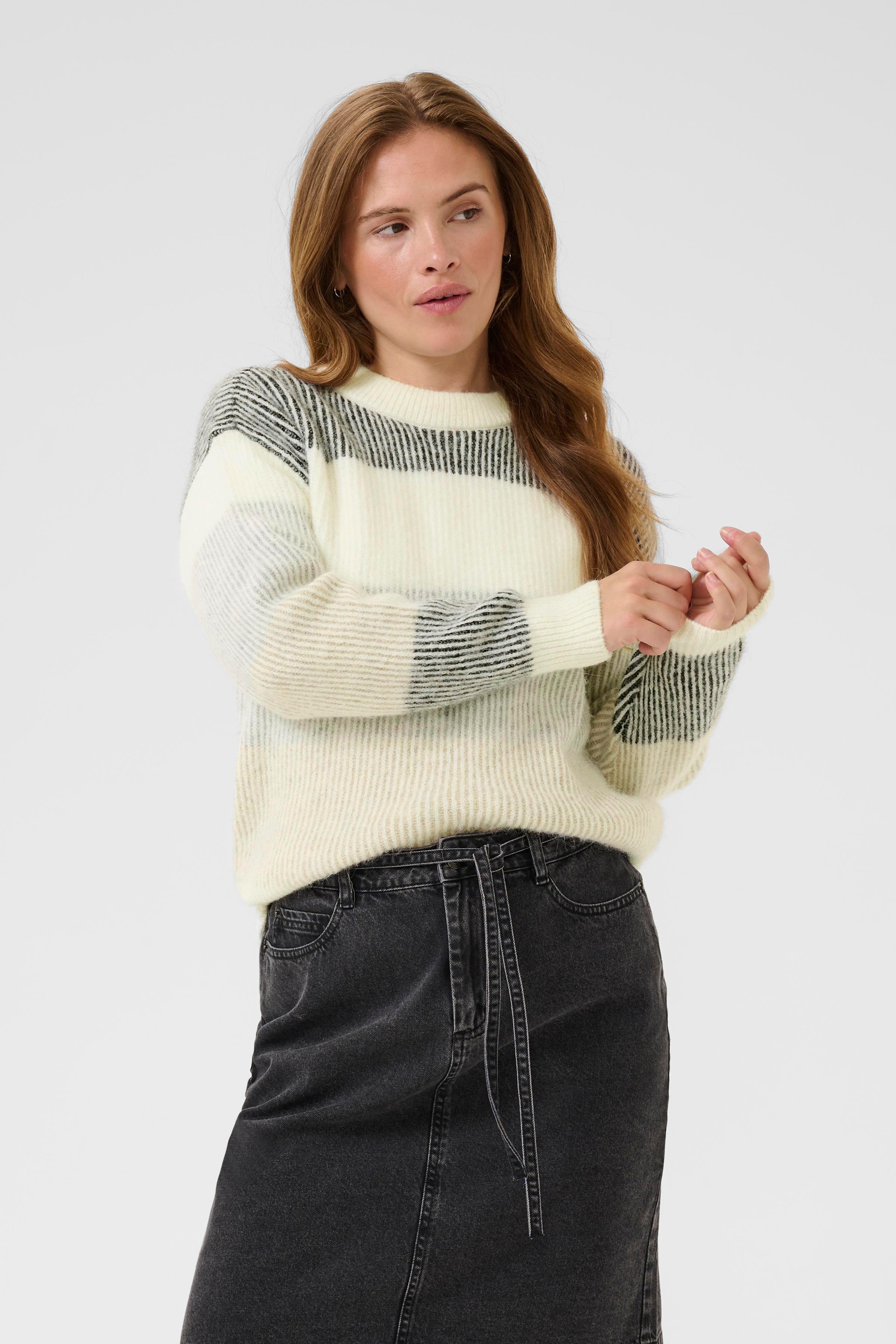 KAFFE Strickpullover »Damen Strickpullover KAneve«