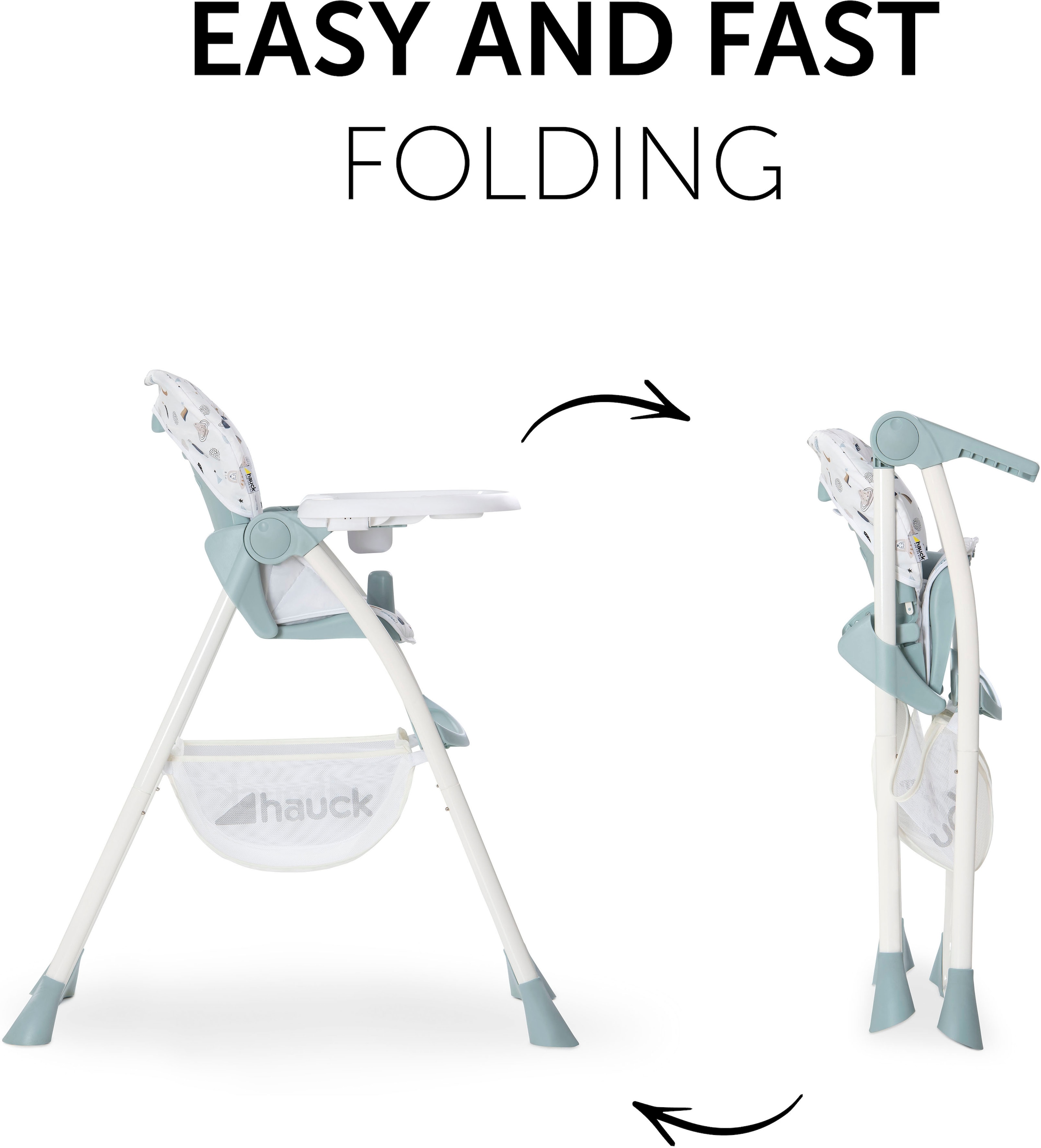 Hauck Hochstuhl »Sit N Fold, Space«, schmal faltbar
