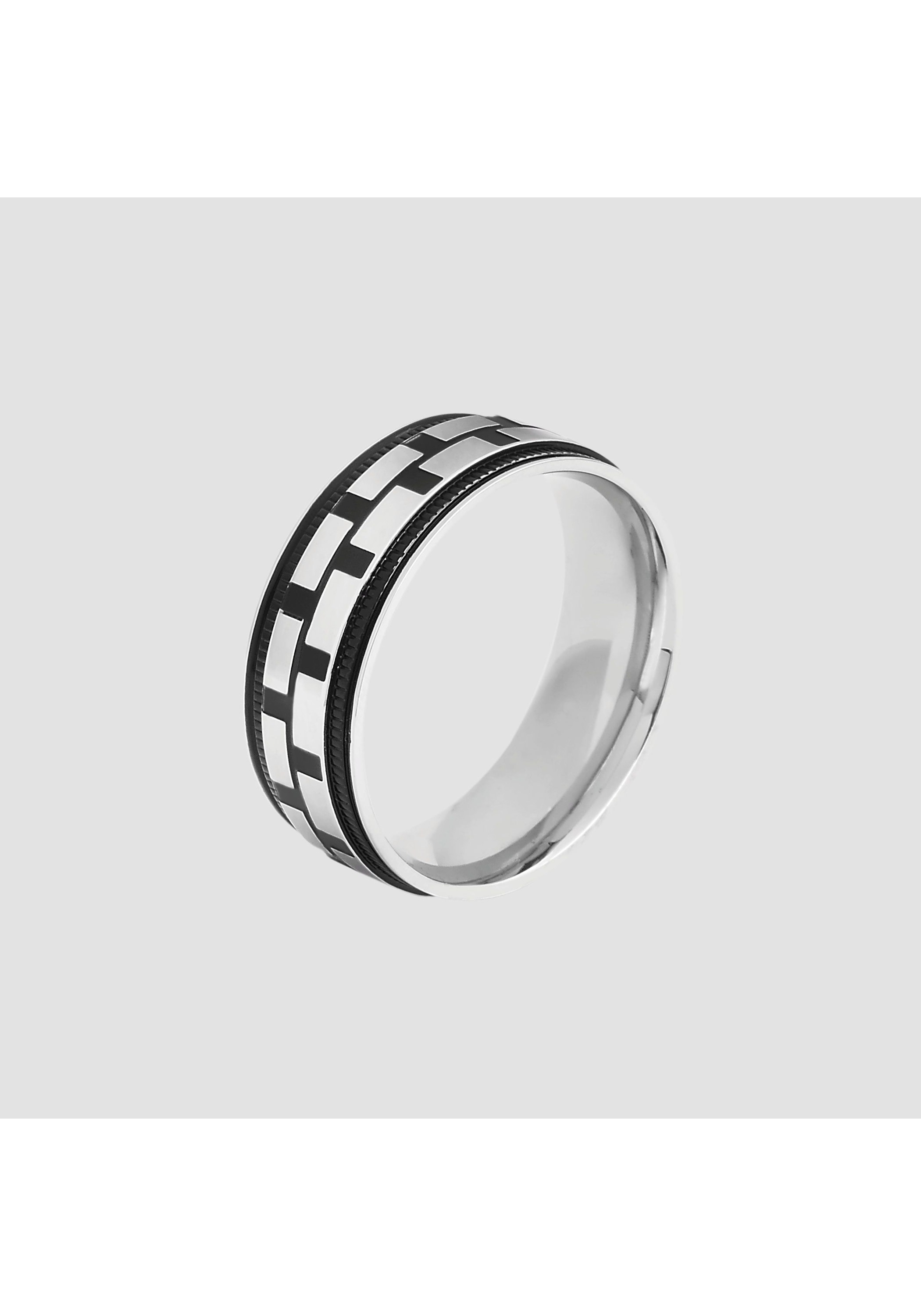 AKZENT Fingerring »Tarek, silberfarbig, langlebig«