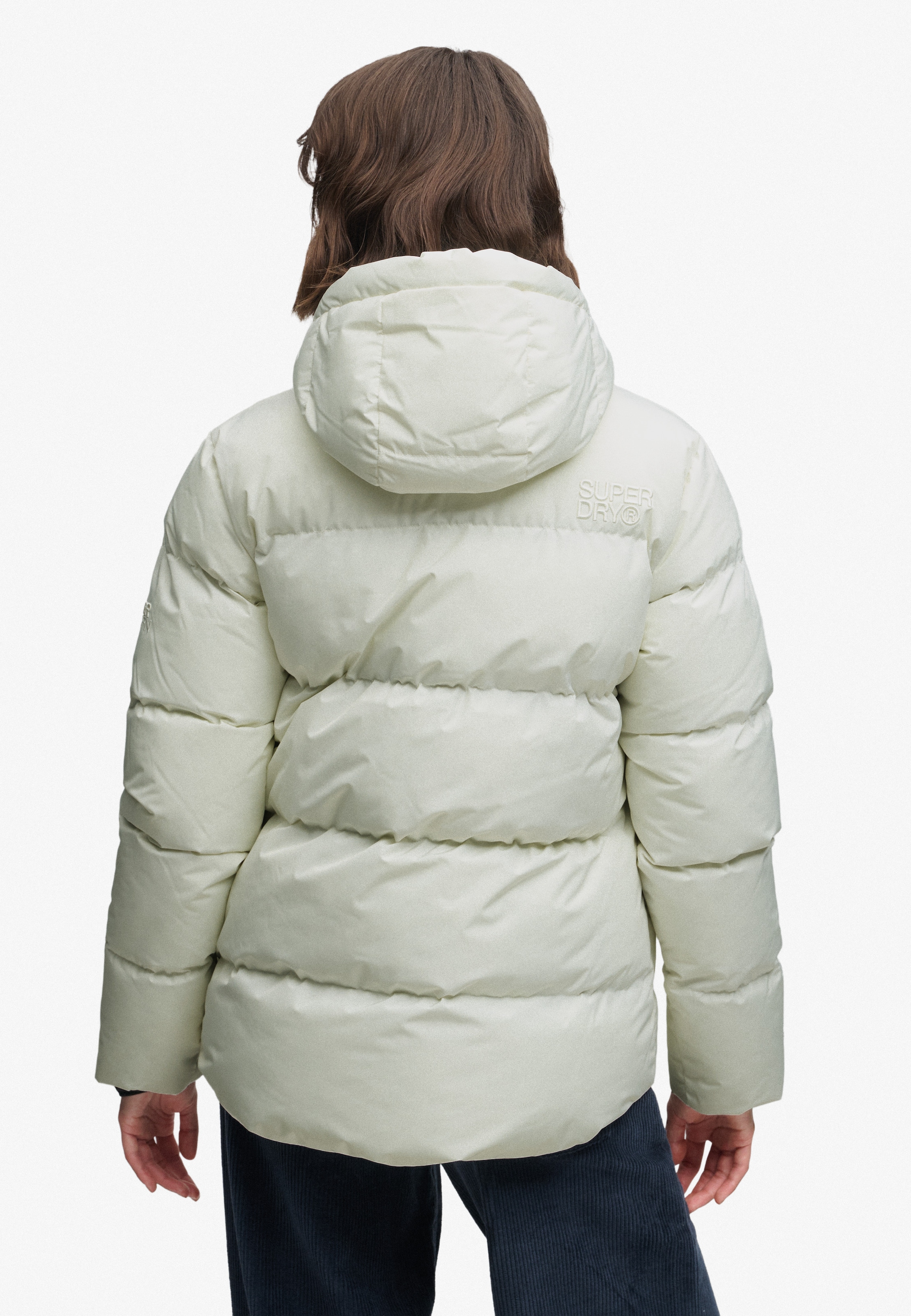 Superdry Steppjacke »HOODED 5 BAFFLE SPORTS PUFFER« mit Kapuze Kunstfaser, relaxed fit
