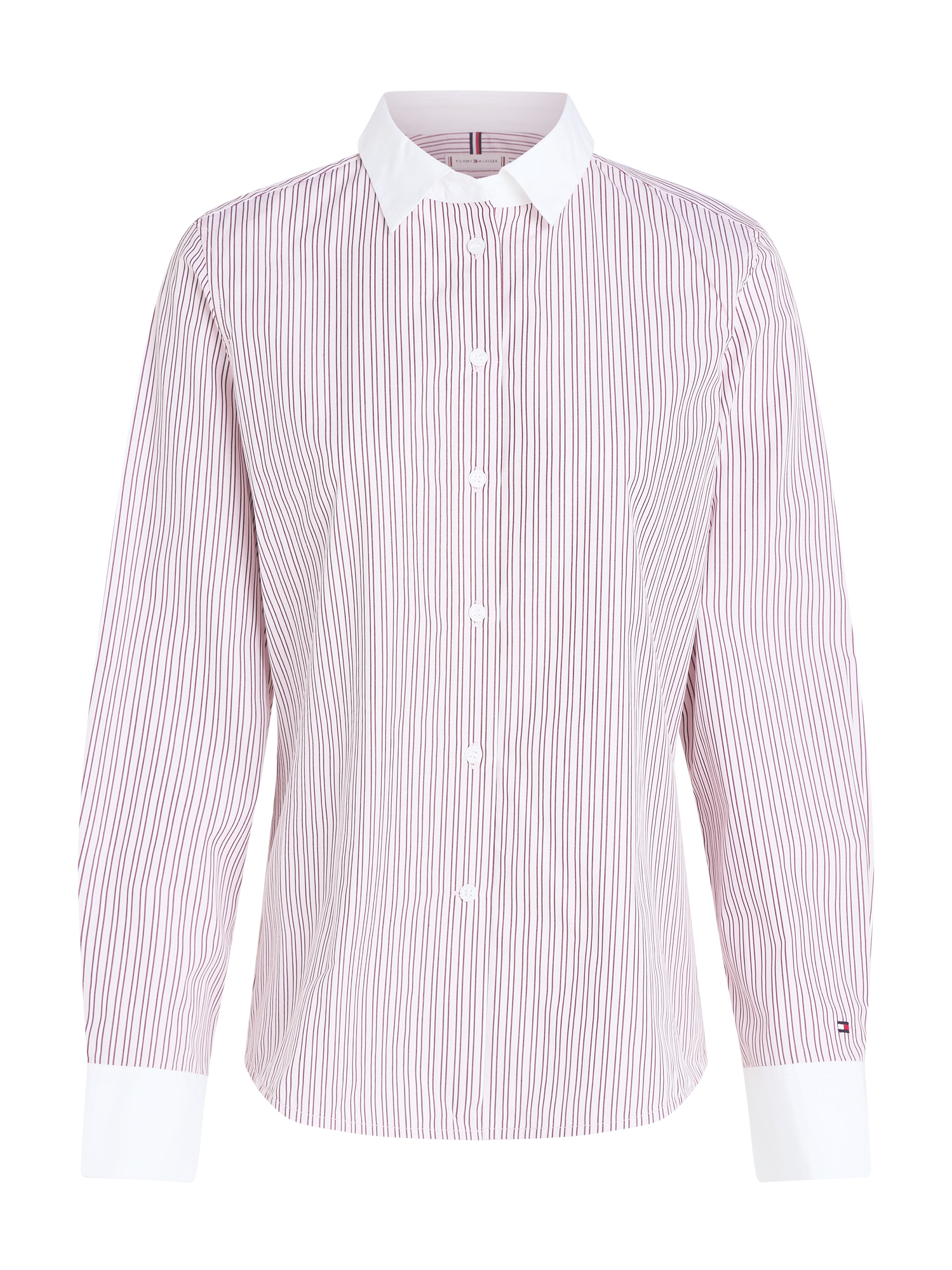 Tommy Hilfiger Hemdbluse »STRIPE REGULAR SHIRT«, mit Streifendessin