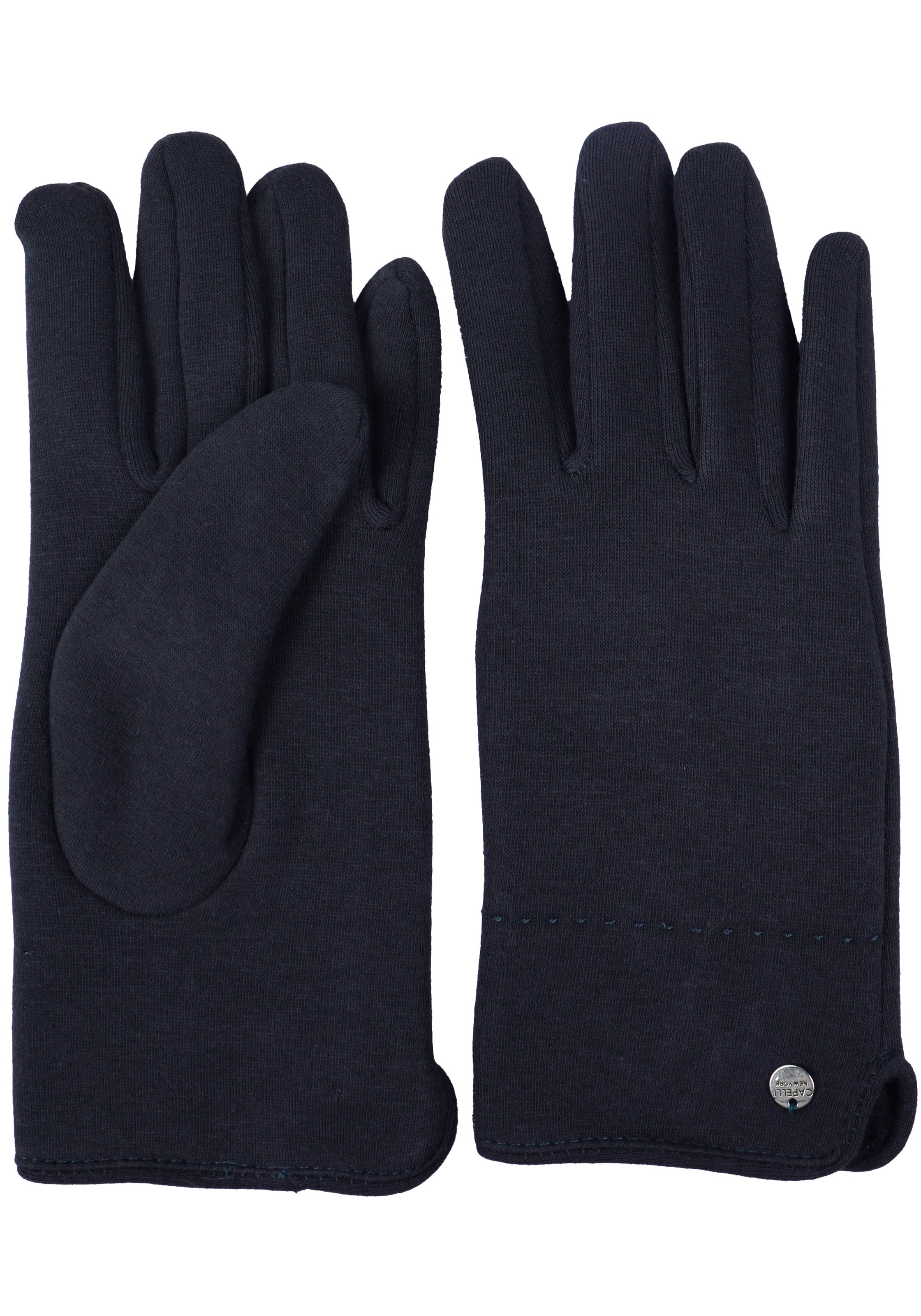 Capelli New York Strickhandschuhe 1 Paar,  mit edlem Logoplättchen