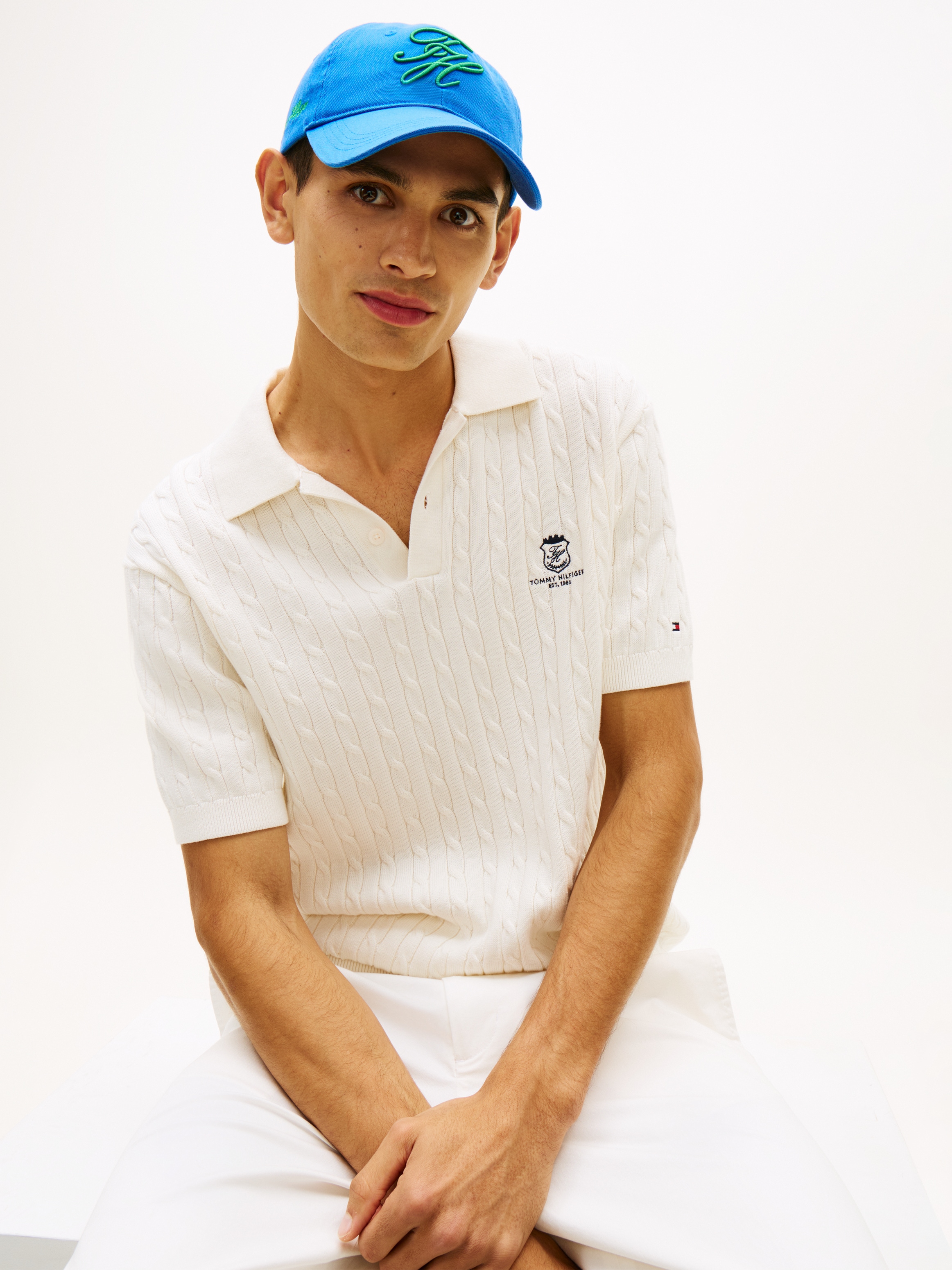 Tommy Hilfiger Baseball Cap »TH SCRIPT SOFT 6 PANEL« mit Logo-Stickerei, Umfang 58 cm