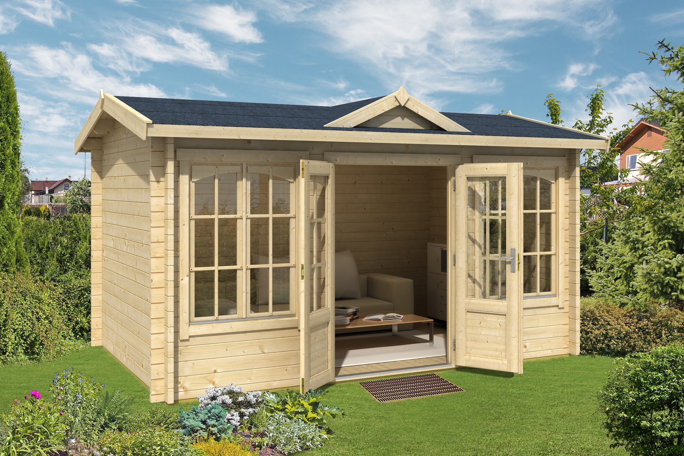 Nordic Holz Gartenhaus »KENSINGTON«