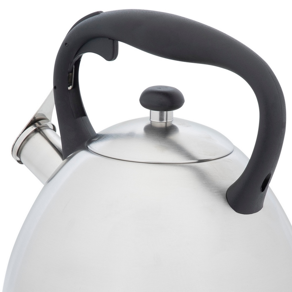RESTO Kitchenware Wasserkessel »Gemini, Flötenkessel 3 l mit wärmespeicherndem Boden im Geschenkkarton« 1 Stk. tlg. Edelstahl
