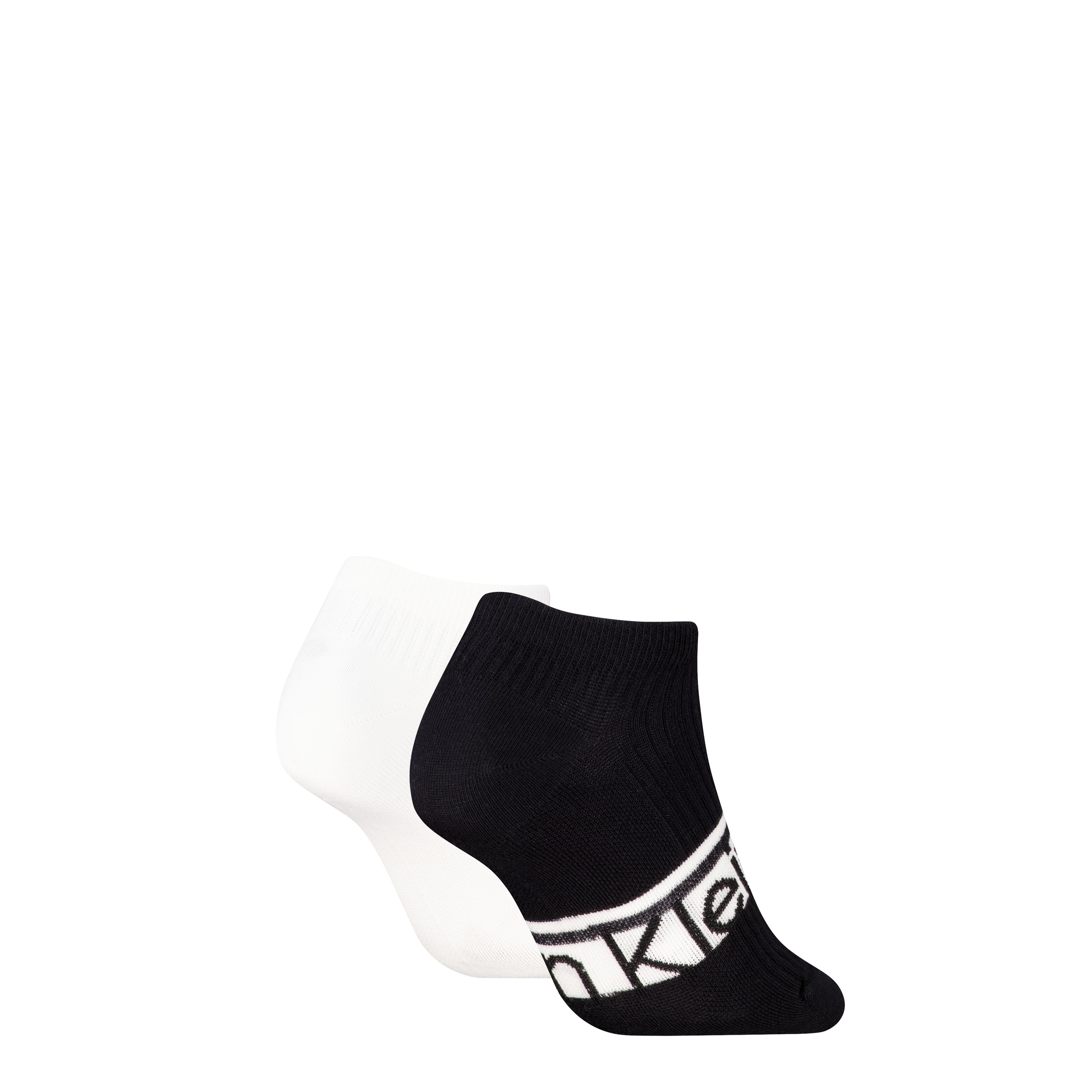 Calvin Klein Sneakersocken »CK WOMEN SNEAKER LOGO STRIPE« 2 Paar,  mit Logoschriftzug, Cotton-Mix