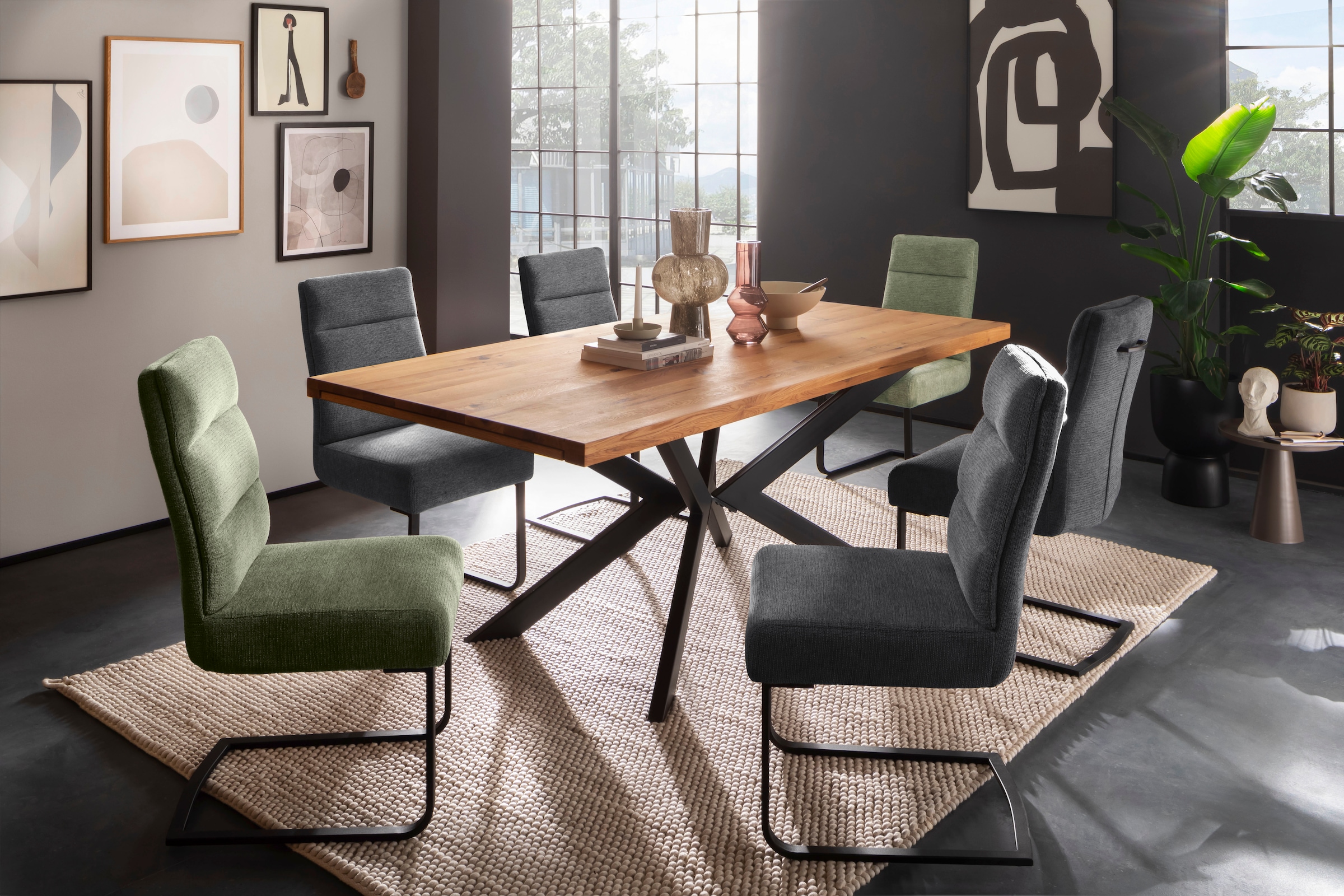 MCA furniture | Chenille Esszimmerstuhl »LIMASSOL«, UNIVERSAL kaufen