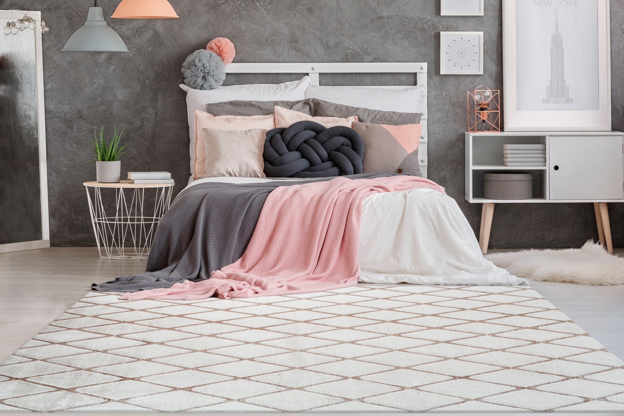 me gusta Teppich »Vivica 200« rechteckig 20 mm Höhe besonders weich durch Microfaser, Wohnzimmer
