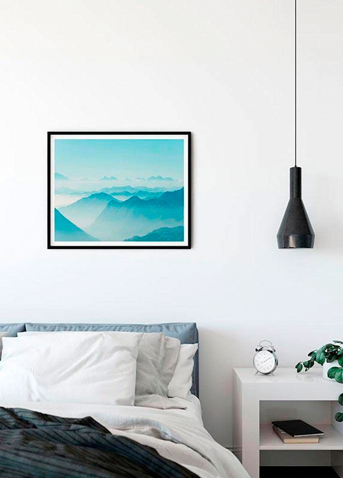 Komar Bild »Mountain View«, Natur, (1 St.), Wandbild zur Dekoration - ohne Rahmen