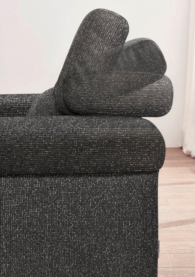 W.SCHILLIG 2-Sitzer »finn«, German Design Award 2016, Fußgestell Nussbaum natur, Breite 210 cm