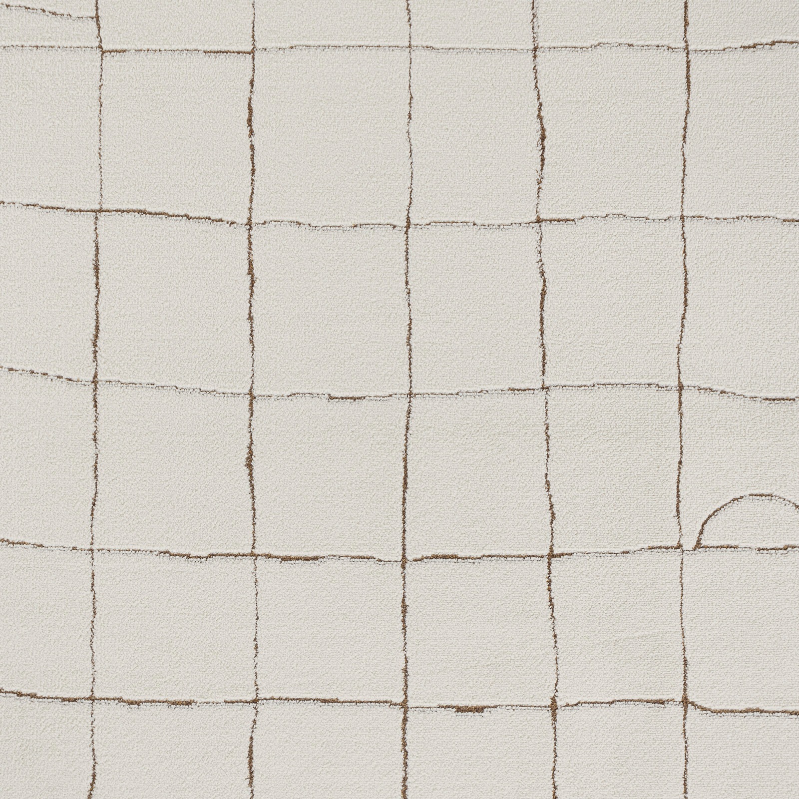 Livabliss Teppich »INCHON« rechteckig 14 mm Höhe Skandinavischer Teppich mit Karomuster, Kurzflor Wohnzimmerteppich