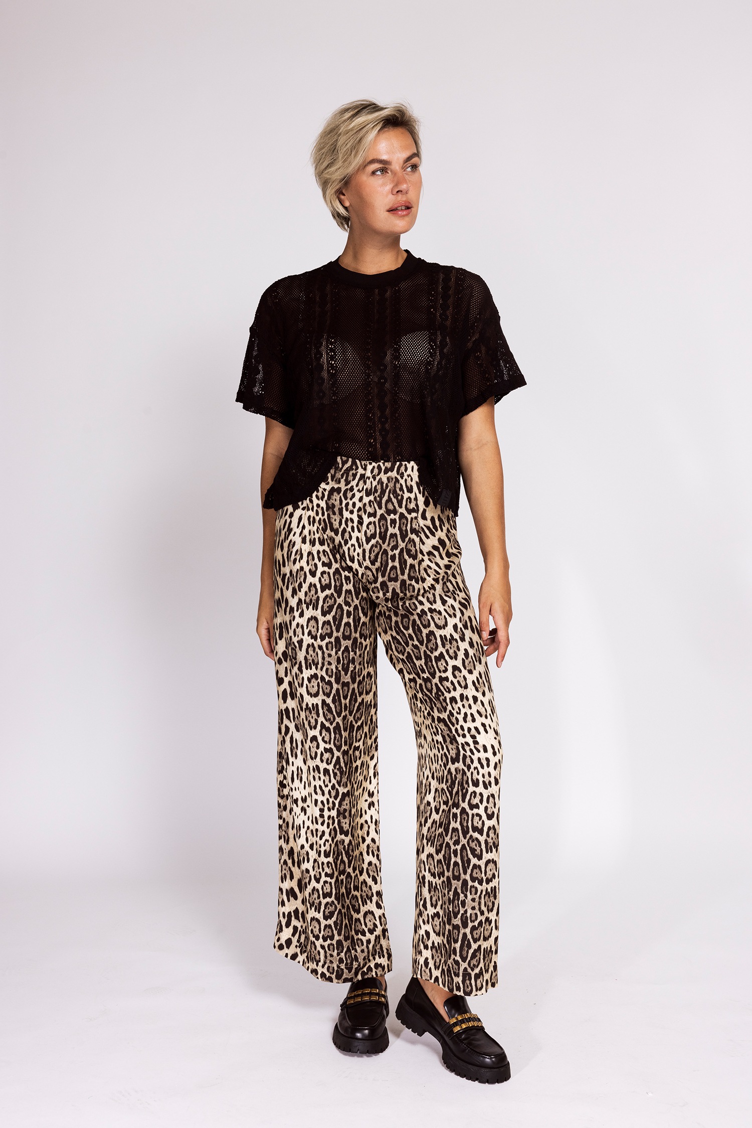 Zhrill Stoffhose »PALA Leo«  Leo-Print-Hose aus Viskose /weites Bein