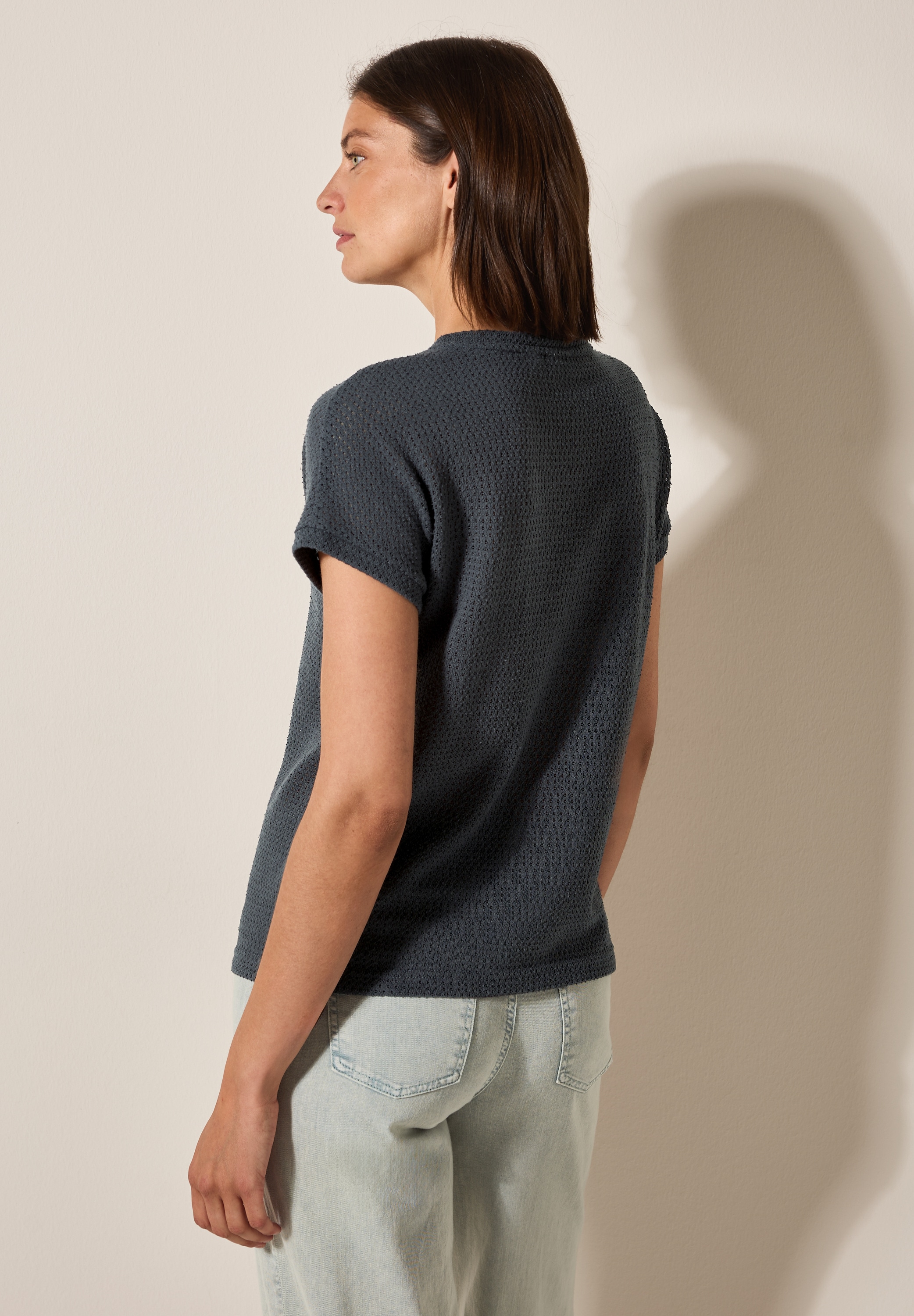Cecil T-Shirt, in luftiger Strick-Optik