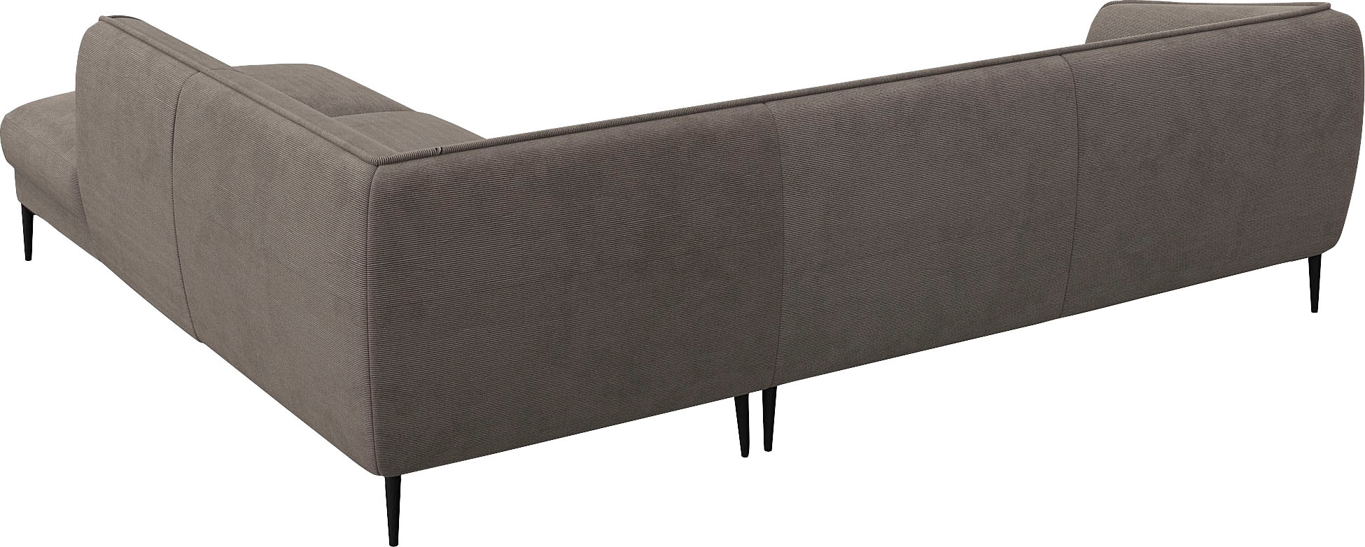 FLEXLUX Ecksofa »Belle Designsofa, L-Form, B/T 268/209 cm« Skandinavisches Design, In hochwertiger Verarbeitung