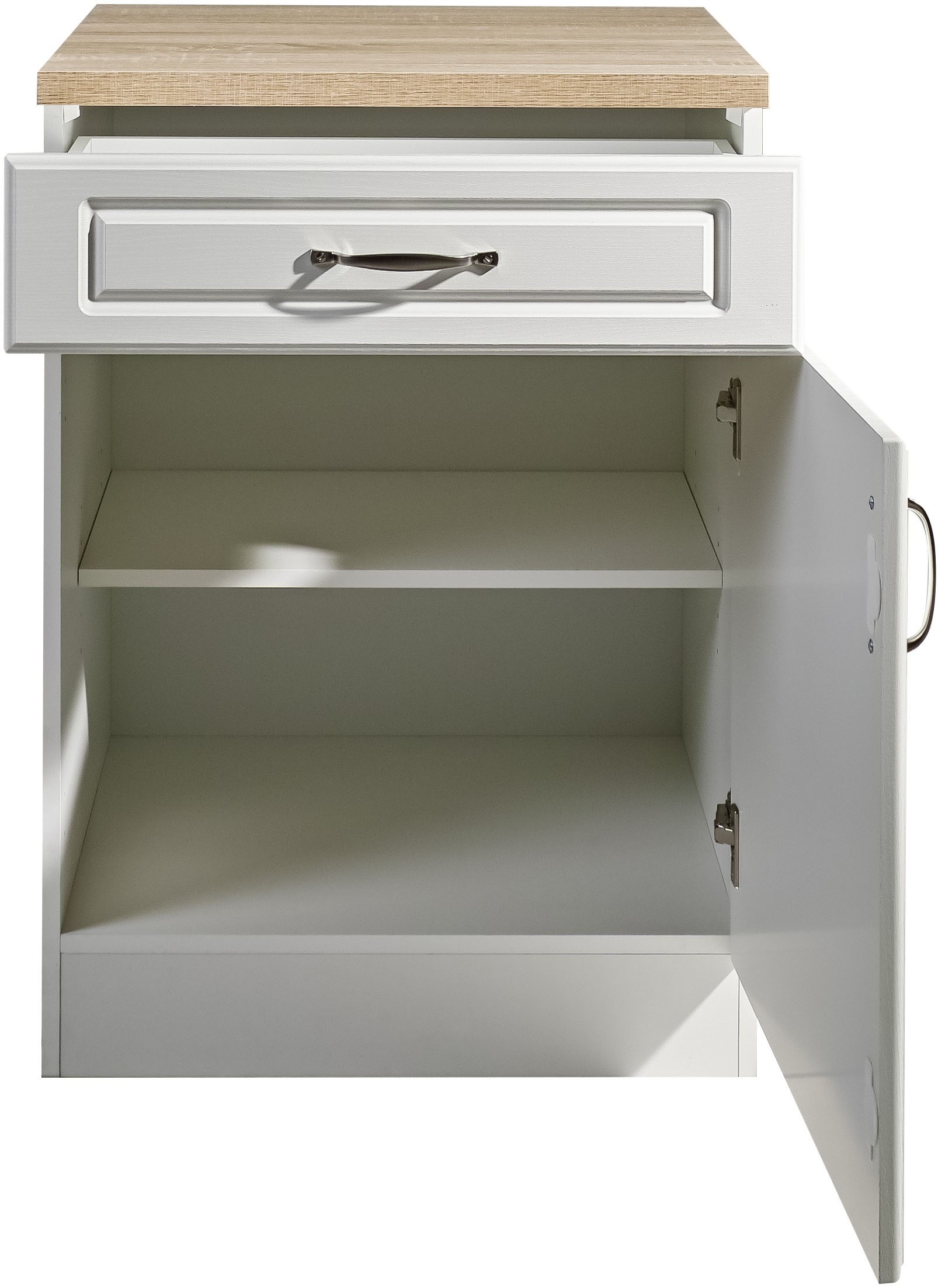 wiho Küchen Unterschrank »Linz«, 60 cm breit, in Landhaus-Optik