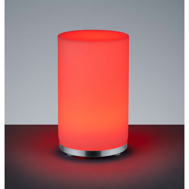 TRIO Leuchten LED Tischleuchte »John«, 1 flammig-flammig, Nachttischlampe,  Glasschirm, inkl. Fernbedienung, warmweiß 3000 Kelvin online kaufen | mit 3  Jahren XXL Garantie