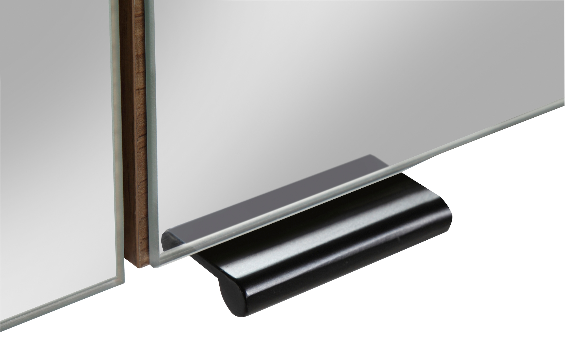 welltime Spiegelschrank »Trento, verschiedene Ausführungen und Farben«, Breite 80 cm, mit 3D-Effekt, Spiegeltüren, Inklusive LED-Beleuchtung