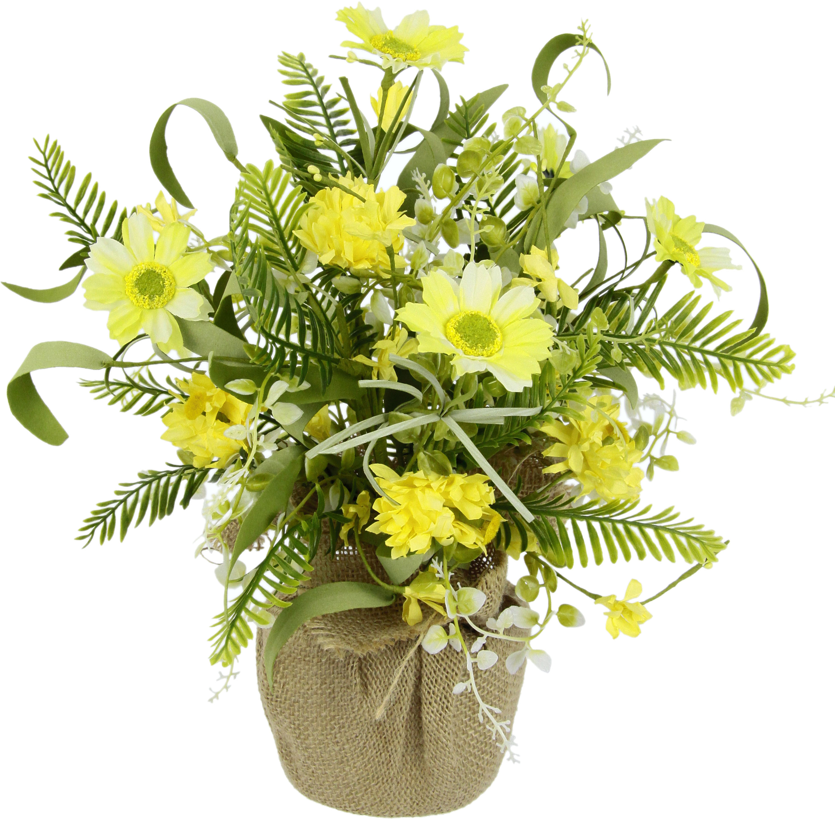 I.GE.A. Kunstpflanze »Gesteck aus Chrysantheme«, Im Topf, 2er Set online  kaufen | mit 3 Jahren XXL Garantie