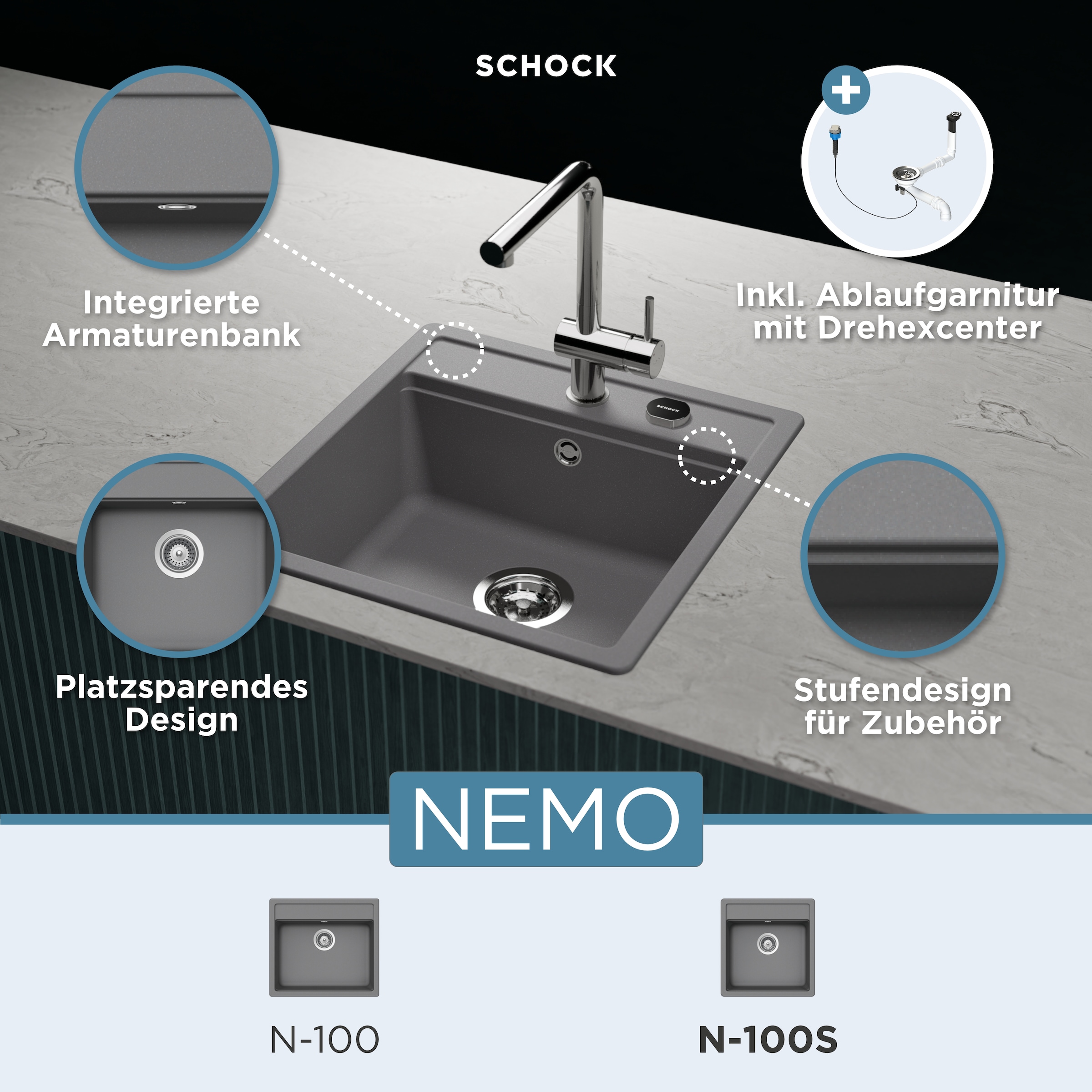 Schock Granitspüle »Oslo«