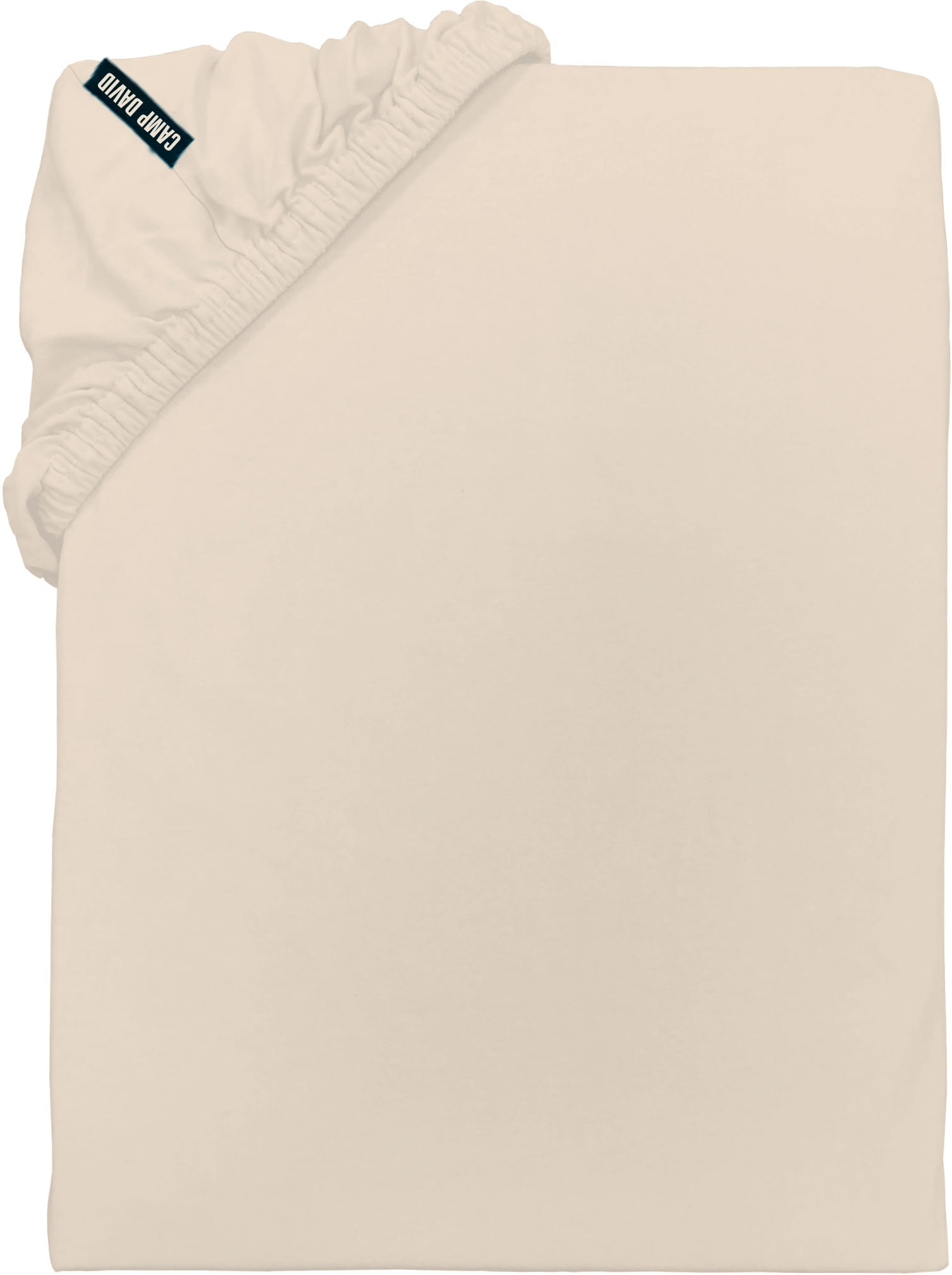CAMP DAVID Spannbettlaken »CAMP DAVID« gewebtes Label