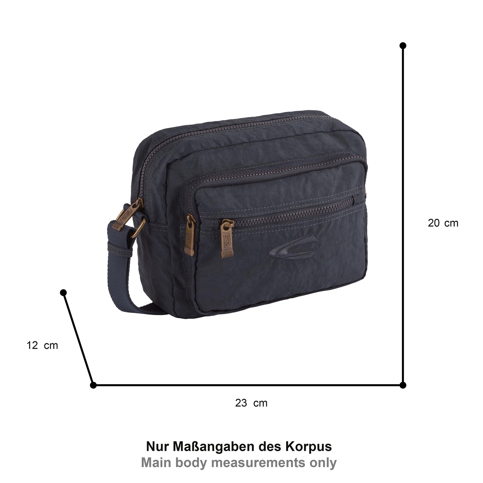 camel active Umhängetasche »Journey« aus leichtem robusten Nylon, funktional perfekt für alle Lebenslagen