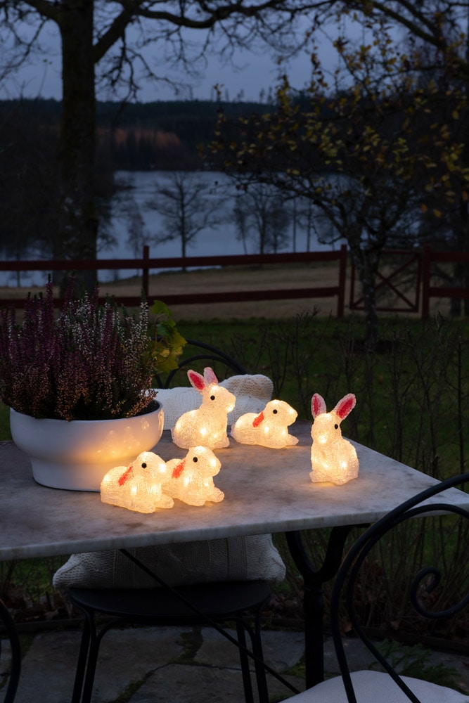 KONSTSMIDE LED-Lichterkette warm Osterdeko weiße kaufen aussen«, Dioden 40 bequem »Osterhase