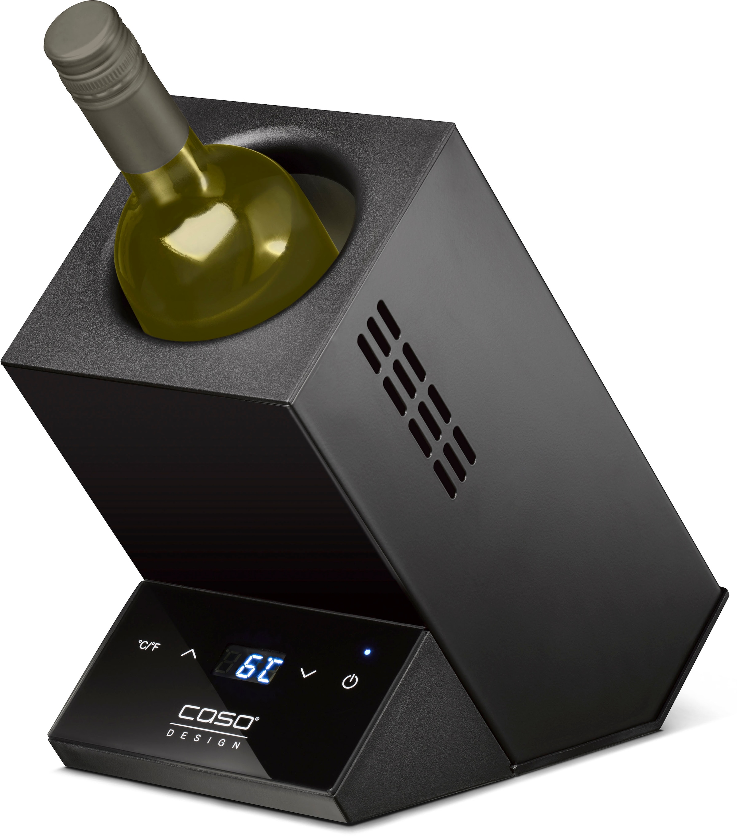 Caso Elektrischer Weinkühler »614 Caso Design WineCase One black« Temperatur elektronisch einstellbar, Sensor-Touch Bedienung