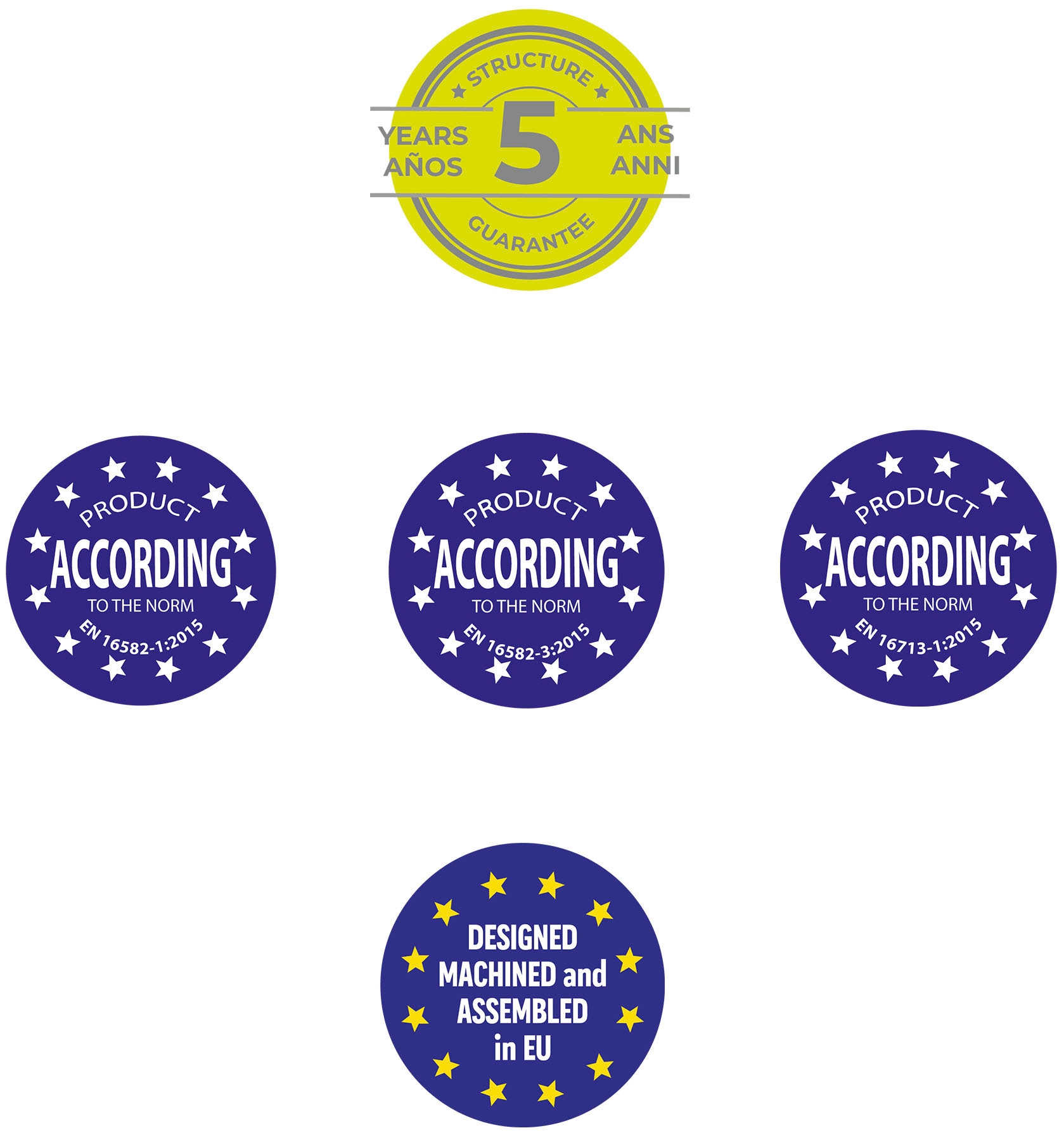 Gre Rundpool »FIDJI inkl. Zubehör« Höhe: 120 cm, in versch. Größen erhältlich