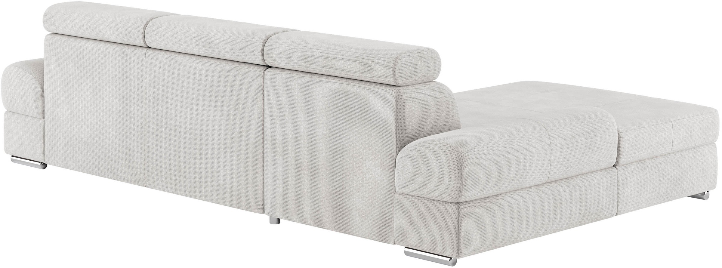 sit&more Ecksofa »Broadway L-Form«, inklusive Kopfteilverstellung, wahlweise mit Bettfunktion