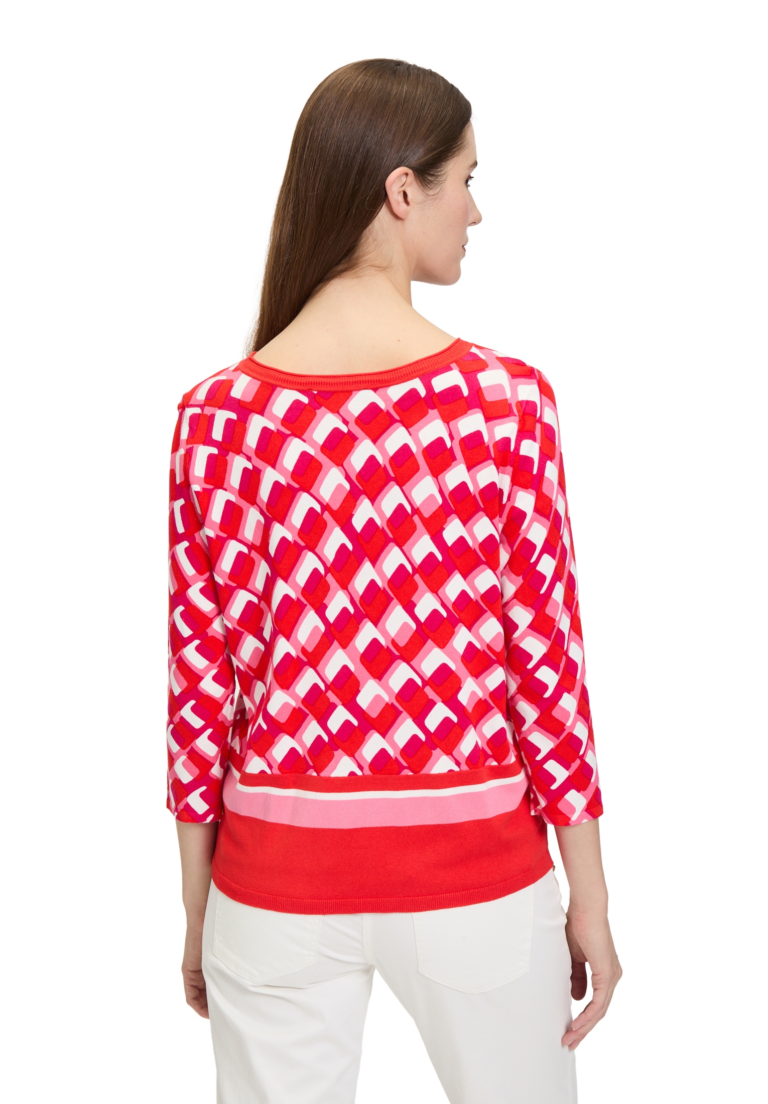 Betty Barclay Rundhalspullover »Basic-Strickpullover mit Print«