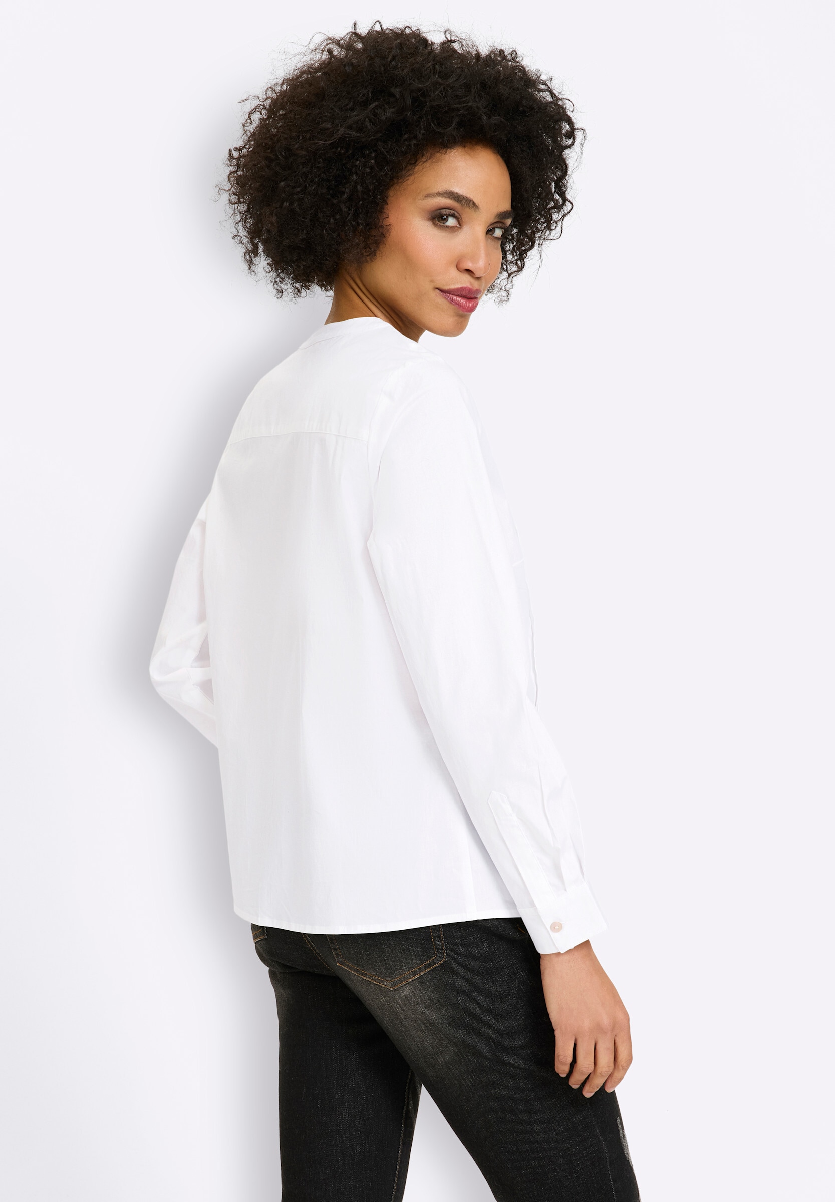 heine Klassische Bluse »Bluse Baumwollbluse mit Biesen«