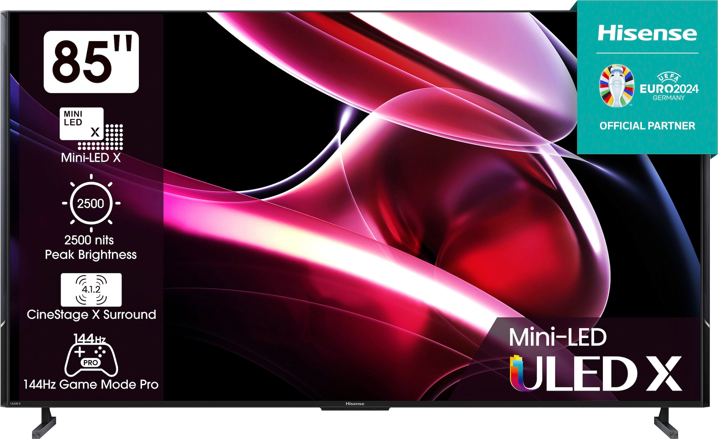 Hisense Mini-LED-Fernseher, 215 cm/85 Zoll, 4K Ultra HD, Smart-TV