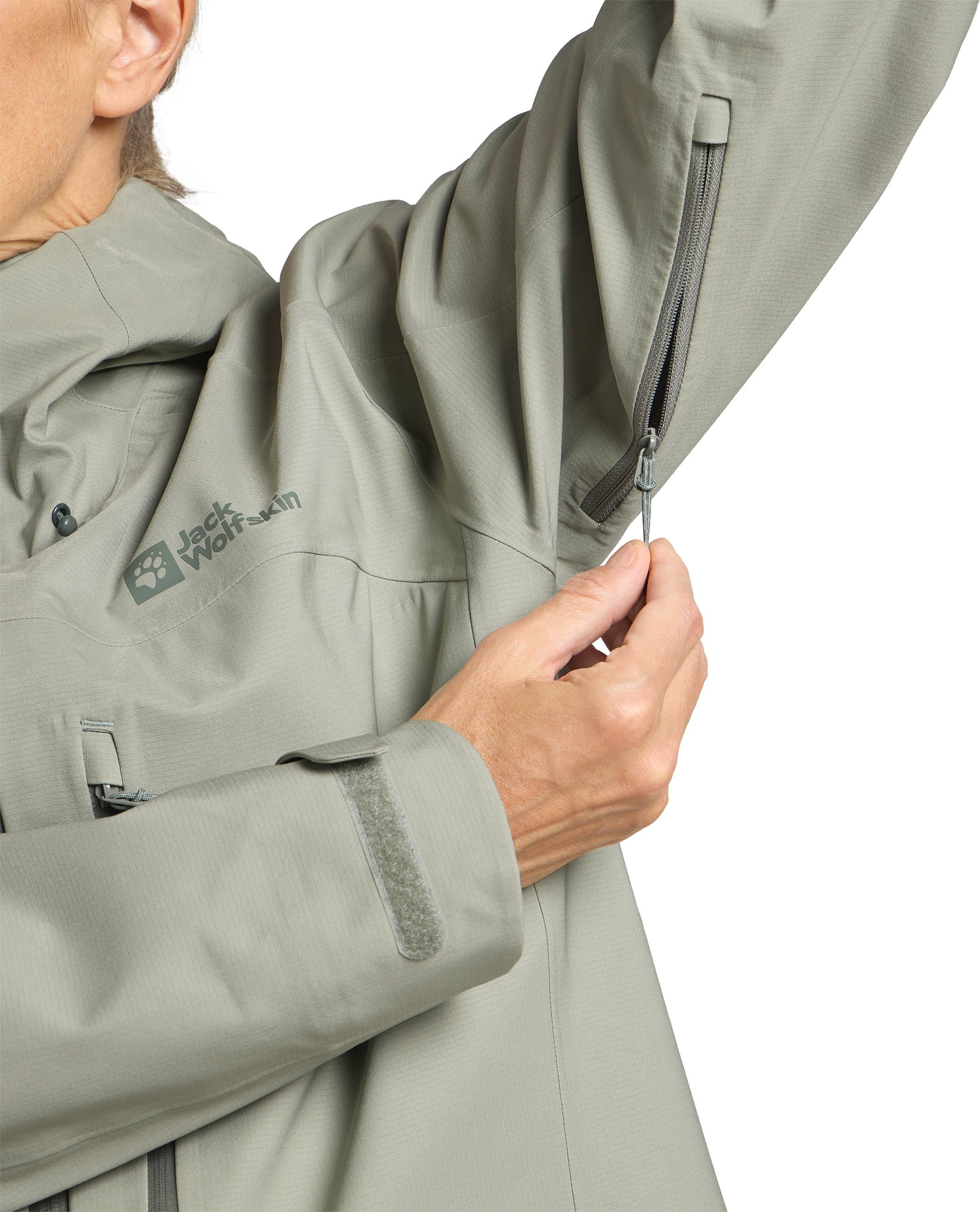 Jack Wolfskin Funktionsjacke »KAMMWEG 3L JKT W«, mit Kapuze