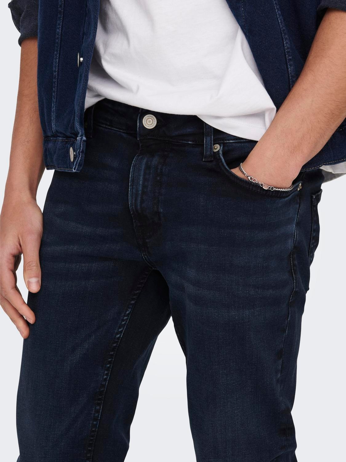 ONLY & SONS Slim-fit-Jeans »ONSLOOM SLIM DMB 9595 DOT DNM NOOS«, mit Destroyed Effekt