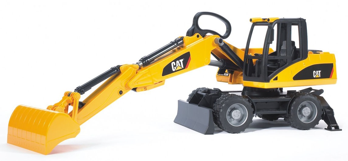 Bruder® Spielzeug-Bagger »Cat Mobilbagger 44 cm (02445)« Made in Europe