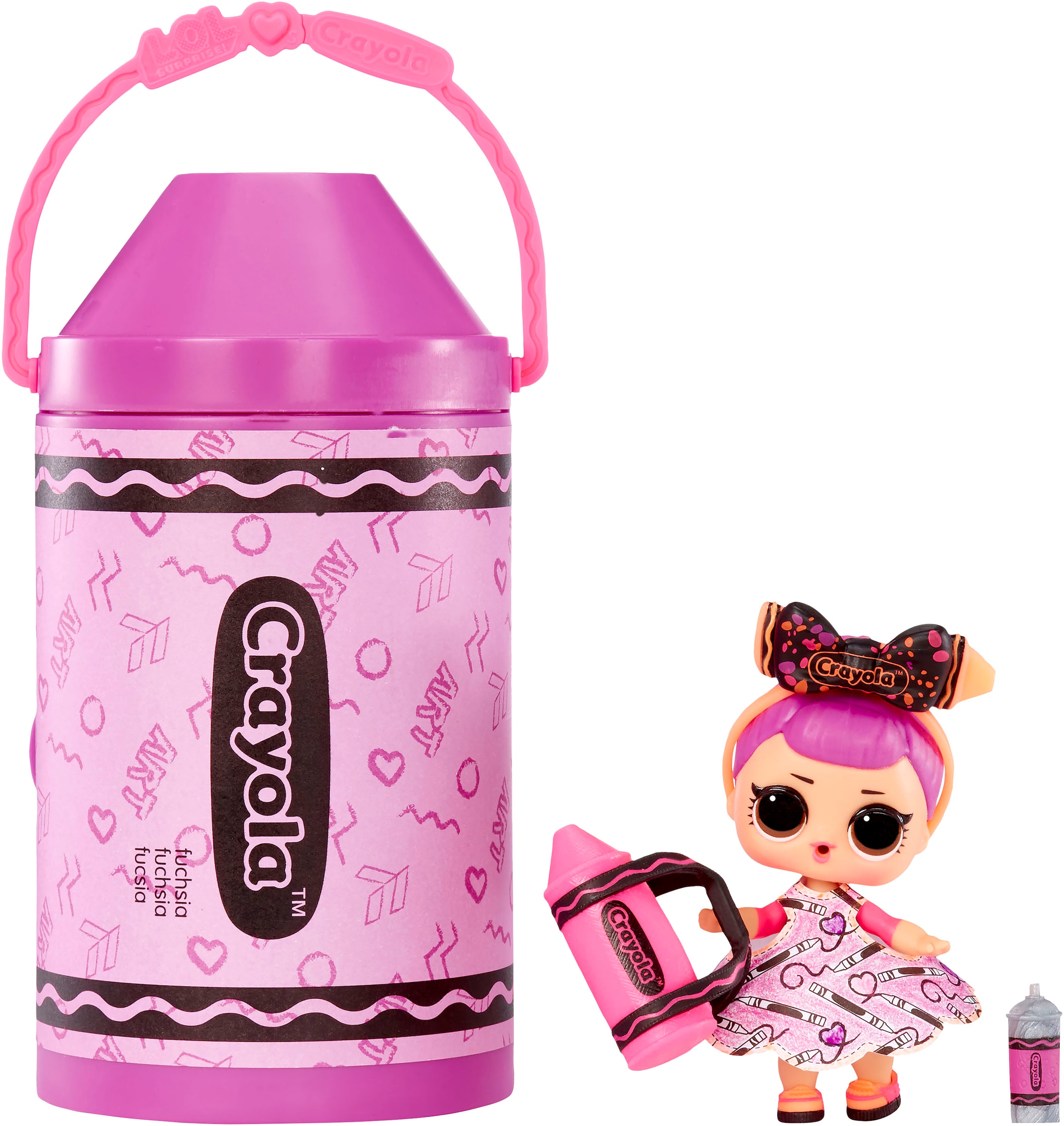 Anziehpuppe »L.O.L. Surprise Loves CRAYOLA Color Me Studio«, Püppchen im Crayola...