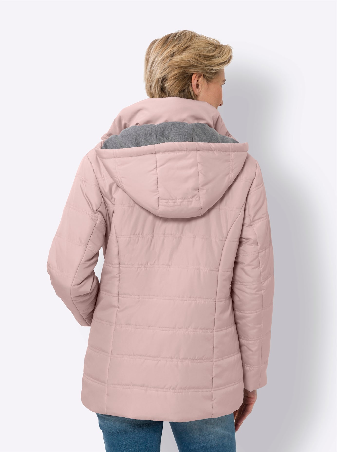 Classic Basics Steppjacke, mit Kapuze