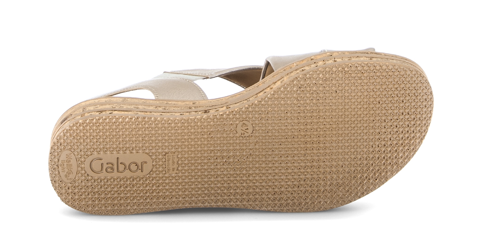 Gabor Keilsandalette  Plateau, Riemchensandale, Sommerschuh mit Zierschnalle