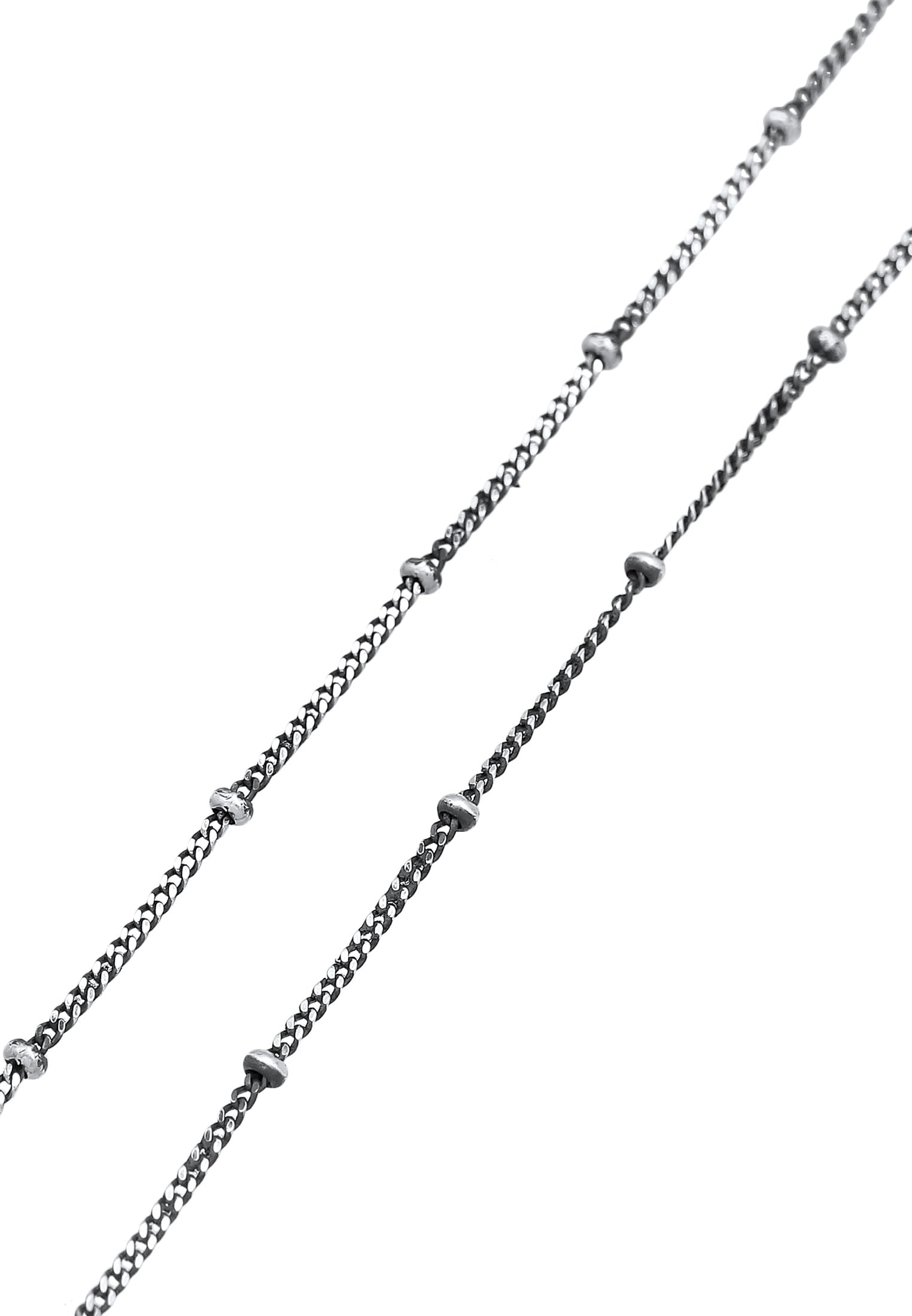 Kuzzoi Silberkette »Halskette Herren Kugelkette 925 Silber«