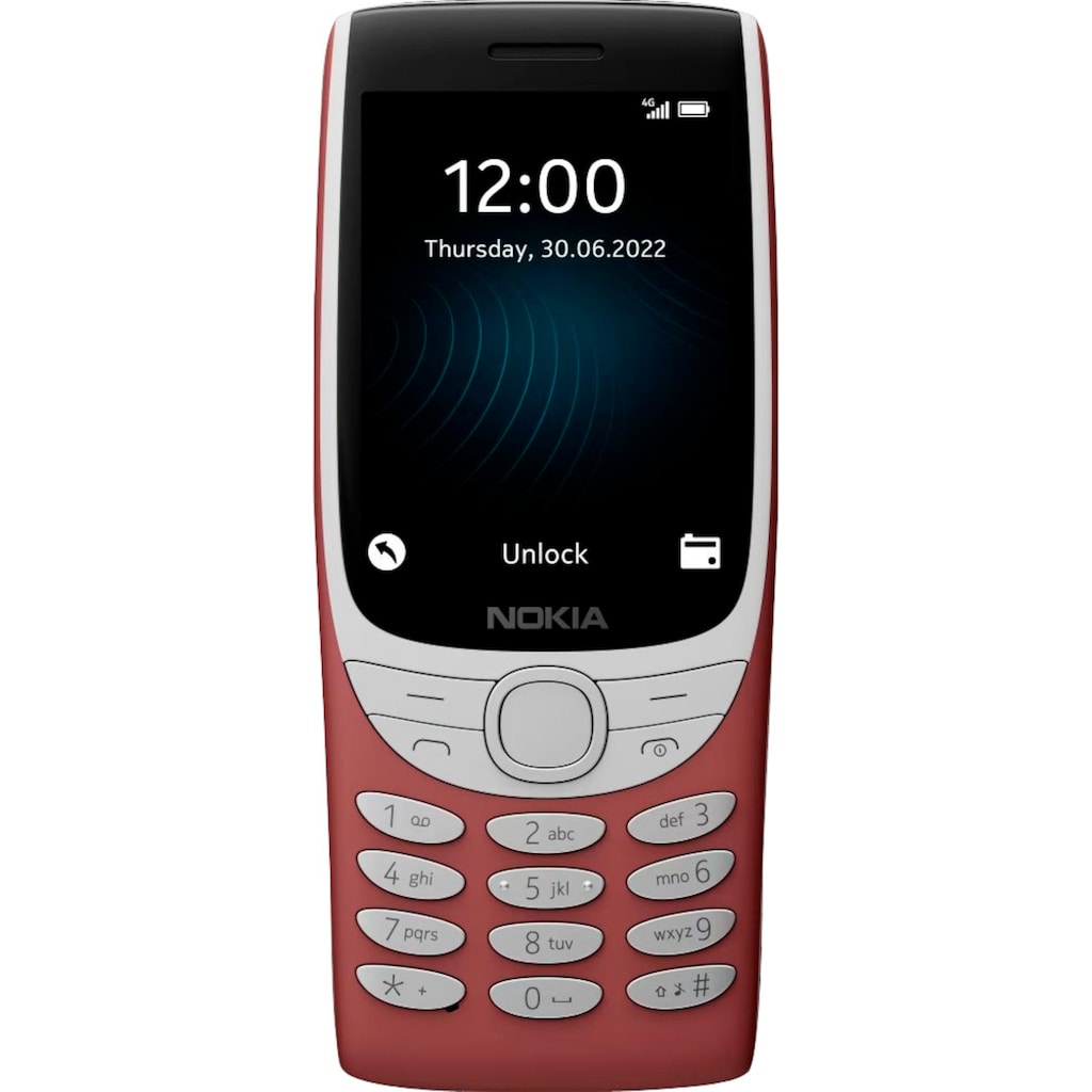 Nokia Handy »8210 4G«, (7,11 cm/2,8 Zoll, 0,12 GB Speicherplatz, 0,3 MP Kamera)