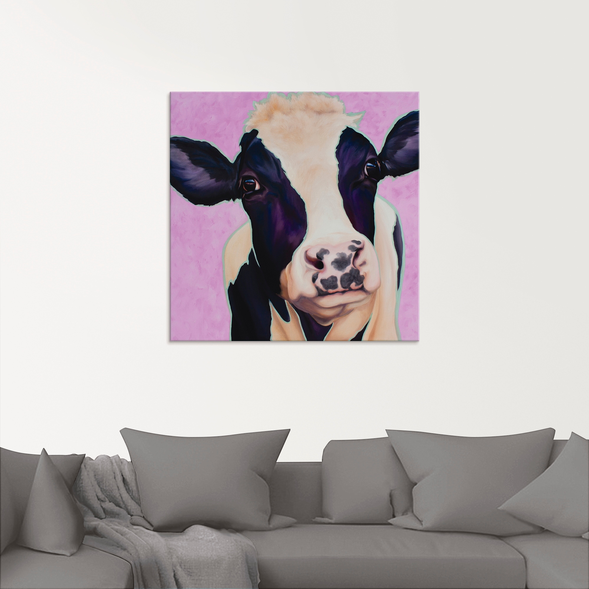 Artland Glasbild »Kuh Lotte« Haustiere 1 Stk. tlg. in verschiedenen Größen
