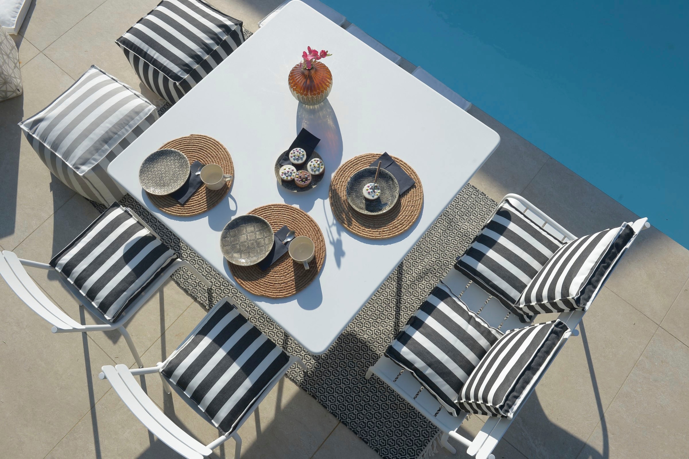 H.O.C.K. Sitzkissen »Classic Streifen« mit Streifen